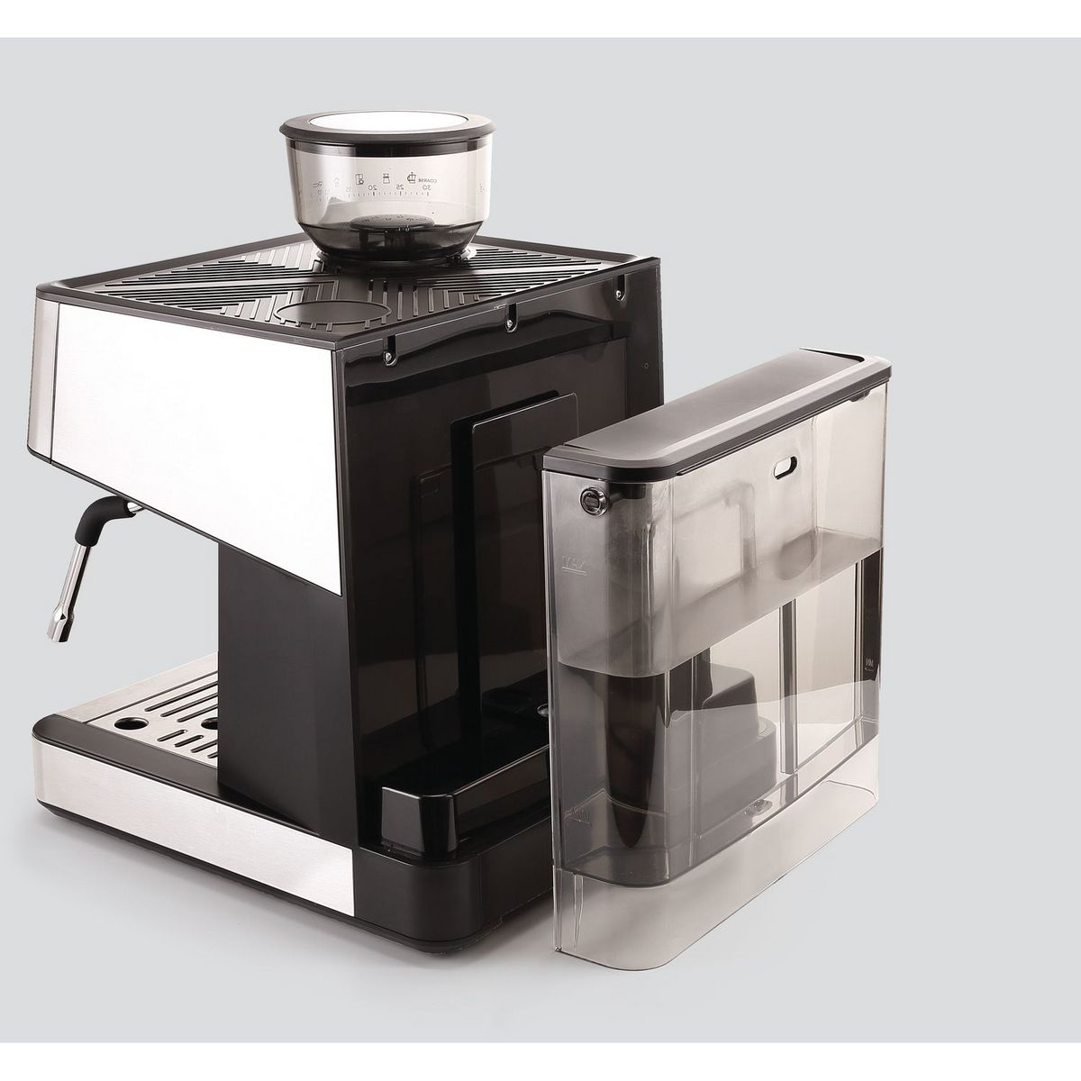 QILIVE Machine à espresso 2 en 1 Q.5233 - Inox