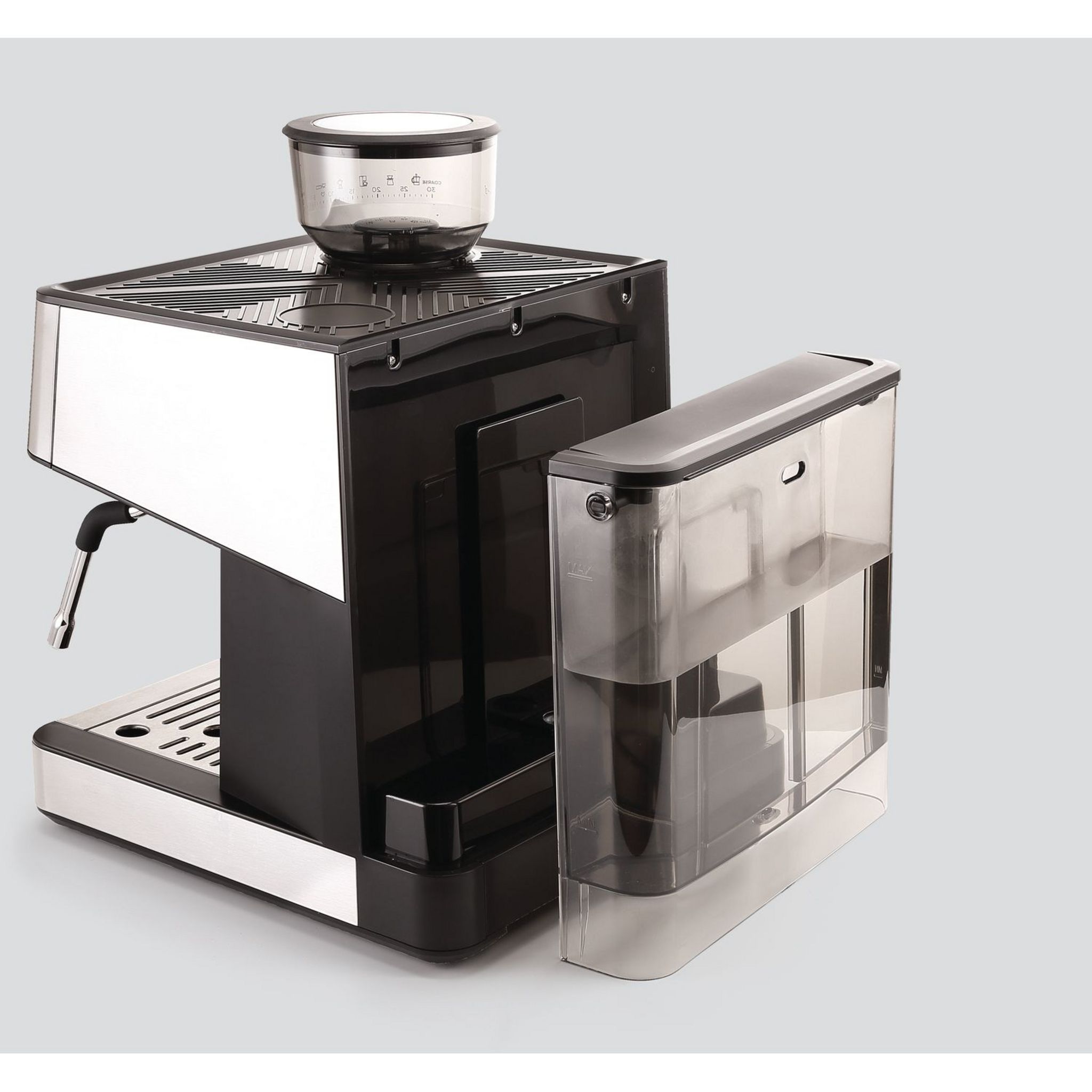Voir la diapositive 4 : QILIVE Machine à espresso 2 en 1 Q.5233 - Inox