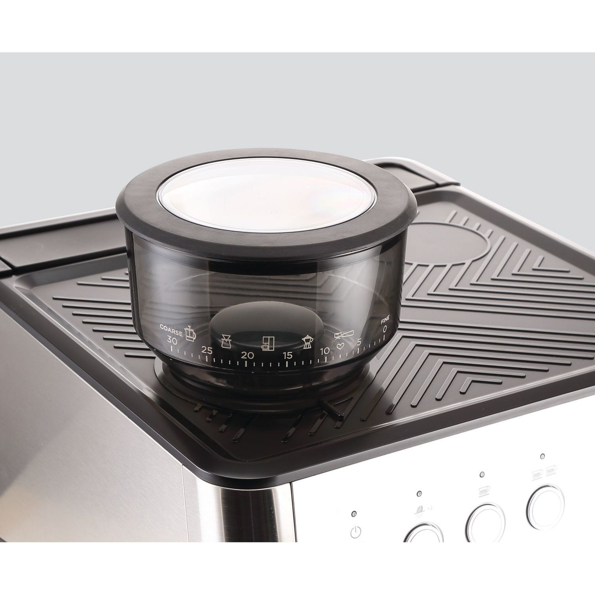 Voir la diapositive 6 : QILIVE Machine à espresso 2 en 1 Q.5233 - Inox