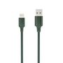 Voir la diapositive 2 : QILIVE Câble de charge USB/Lightning NMFI - Vert