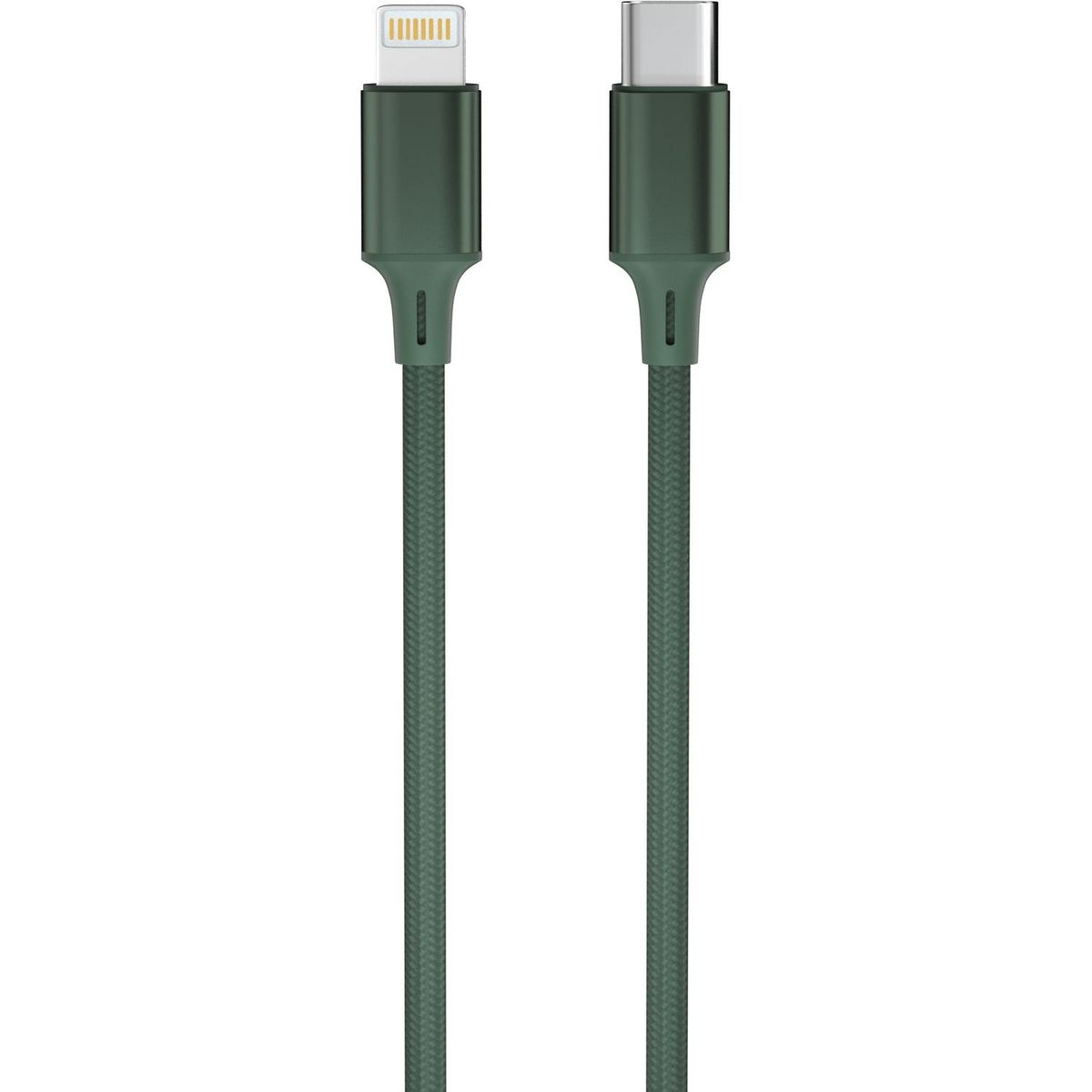 QILIVE Câble de charge USB C/Lightning NMFI - Vert