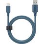 Voir la diapositive 1 : QILIVE Câble de charge USB/Lightning NMFI - Bleu