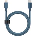 QILIVE Câble de charge USB C/Lightning NMFI - Bleu 