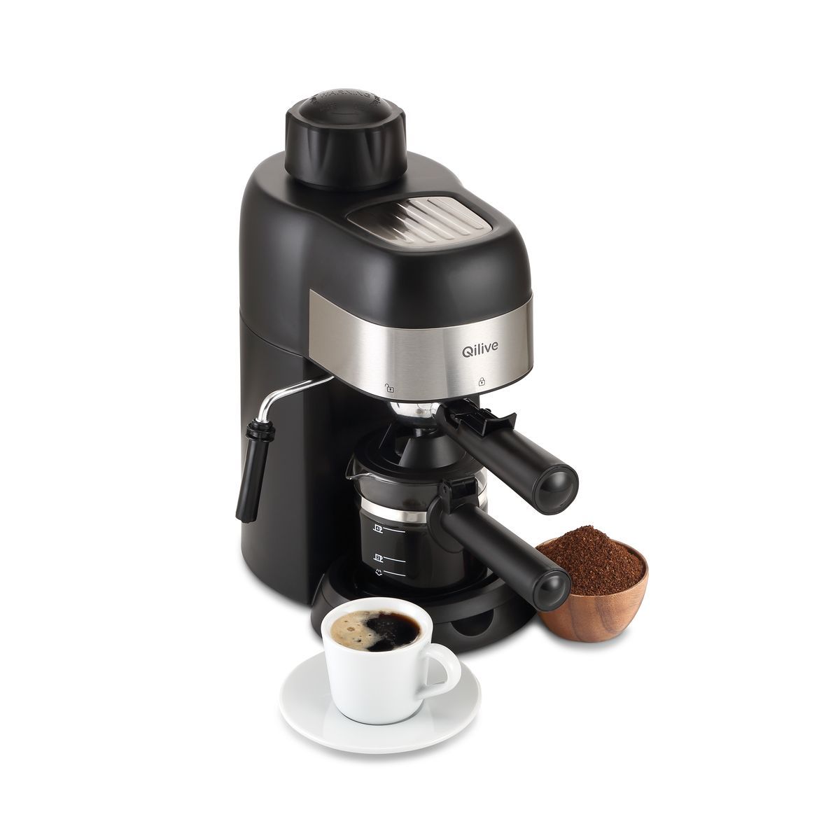 QILIVE Machine à espresso Q5351 - Noir
