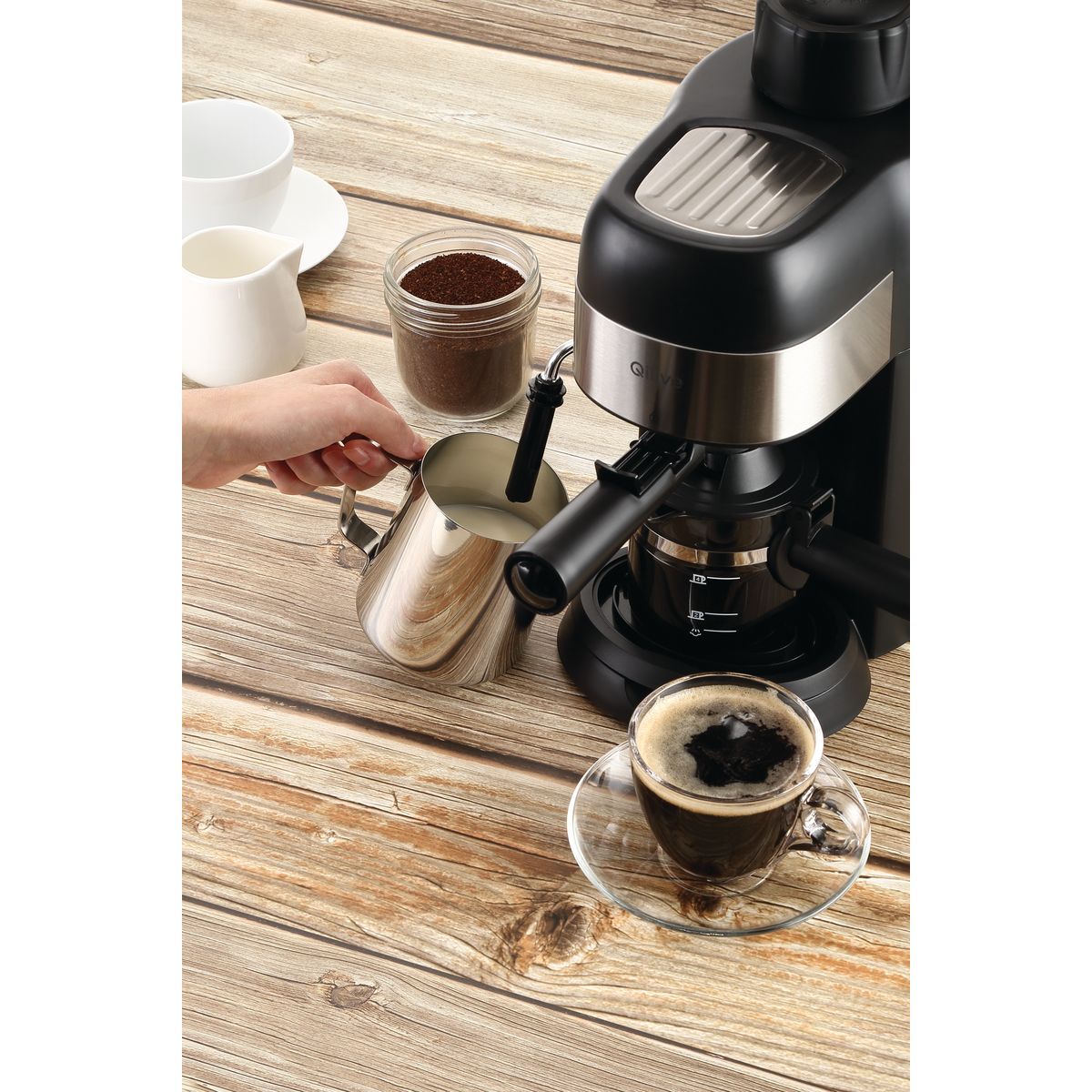 QILIVE Machine à espresso Q5351 - Noir