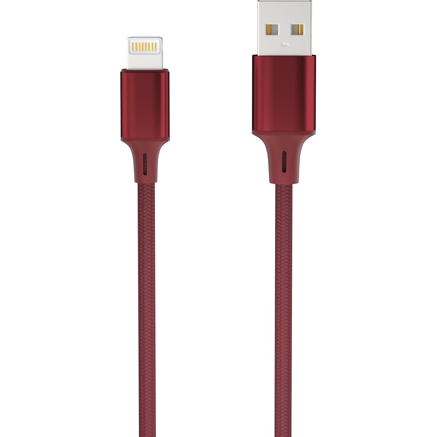 Voir la diapositive 2 : QILIVE Câble de charge USB/Lightning NMFI - Rouge