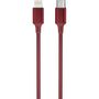 Voir la diapositive 2 : QILIVE Câble de charge USB C/Lightning NMFI - Rouge