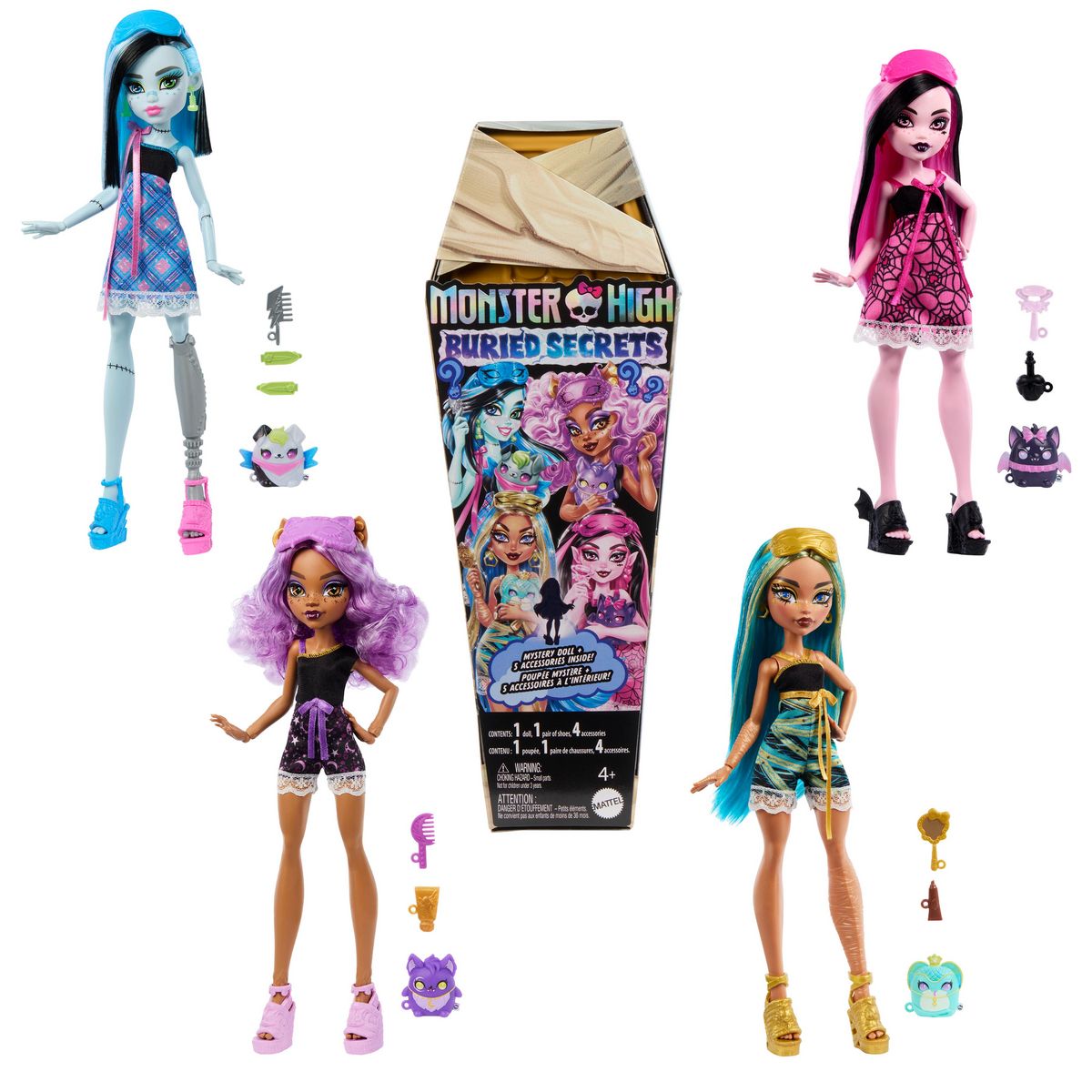 MATTEL Poupée Monster High Surprise Secrets Cachés
