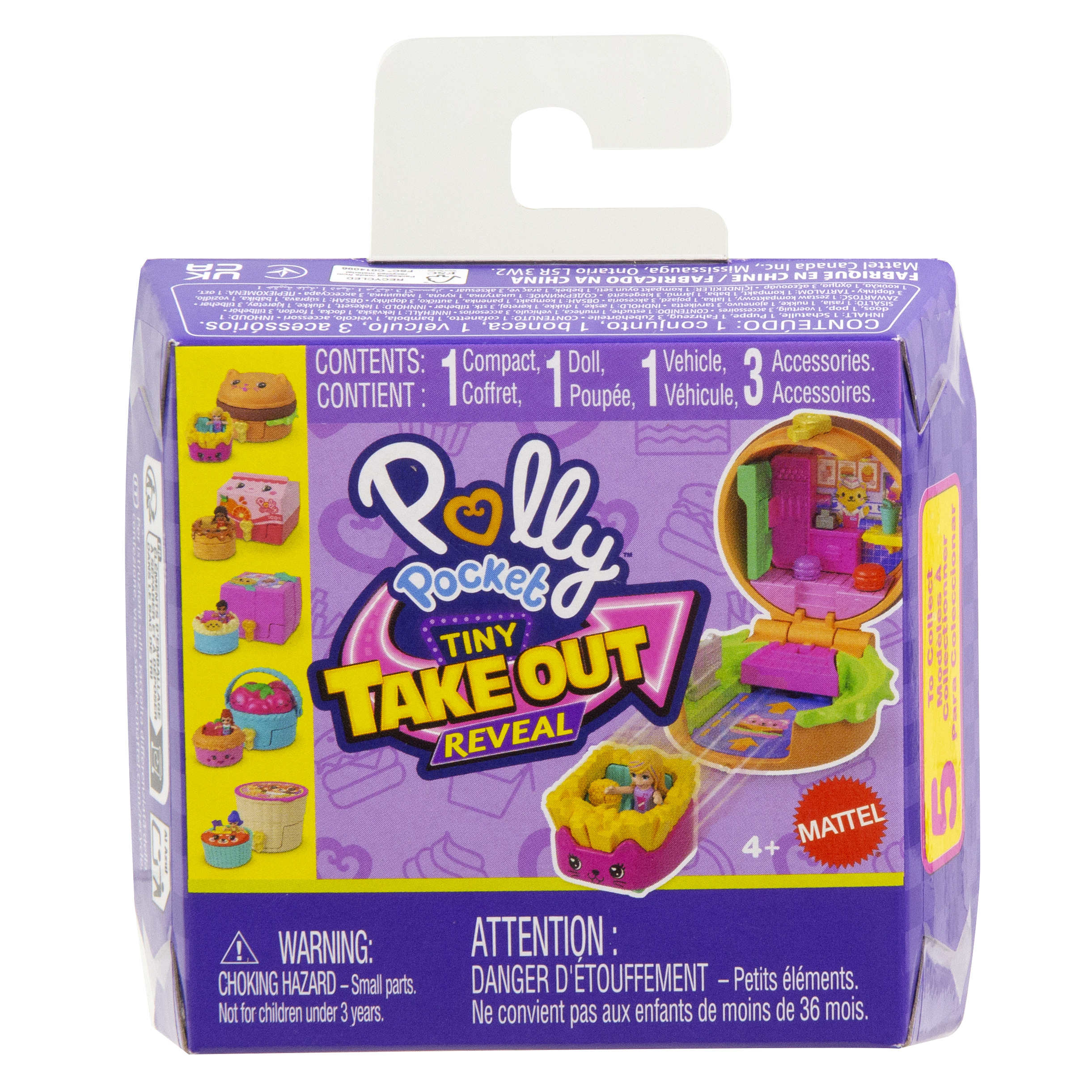 Voir la diapositive 2 : MATTEL Coffret Surprise du chef Polly Pocket