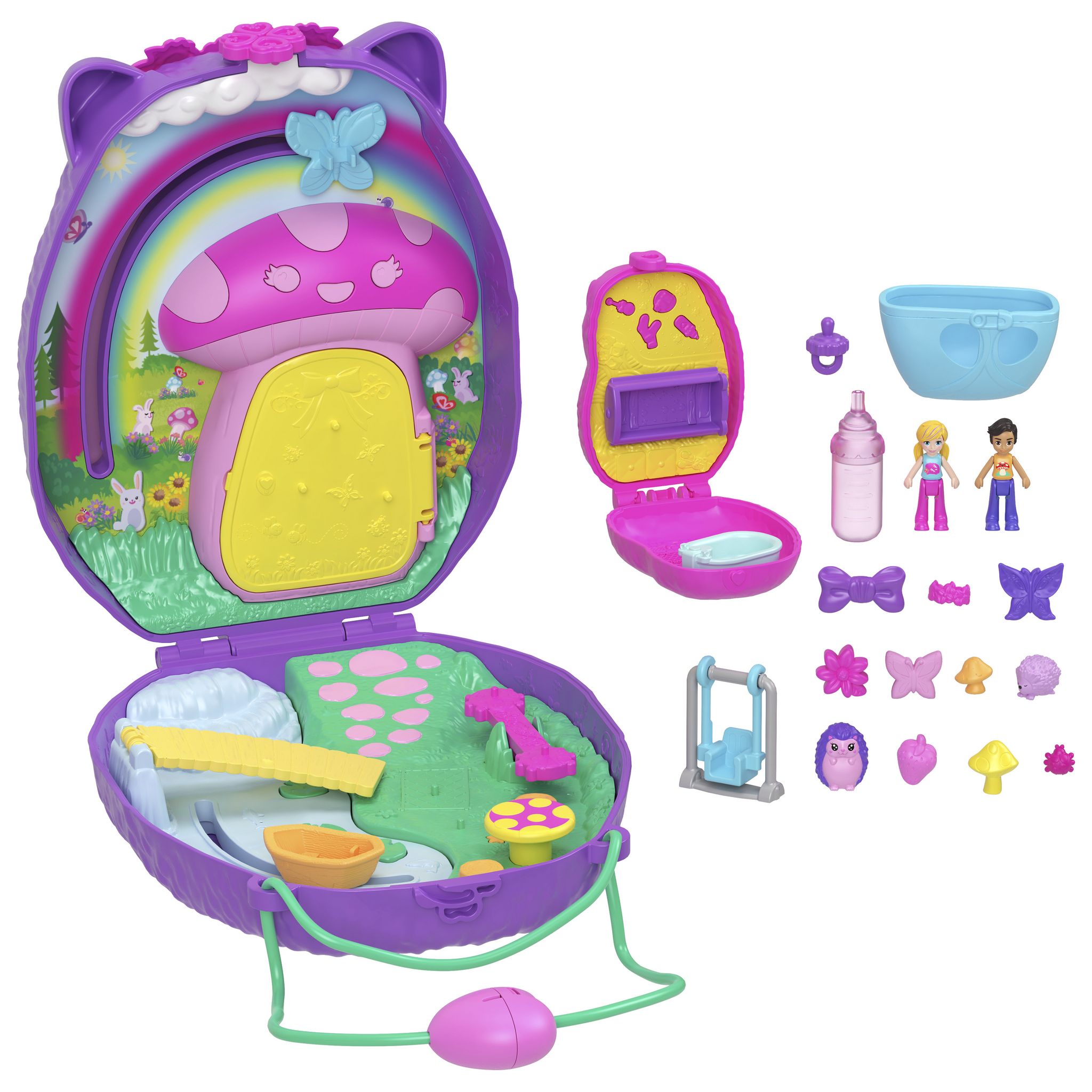 Voir la diapositive 2 : MATTEL Le Sac Surprise Hérisson Polly Pocket