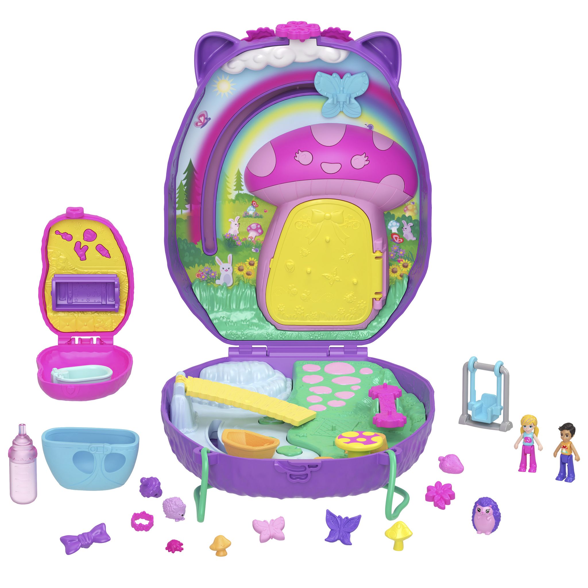 Voir la diapositive 3 : MATTEL Le Sac Surprise Hérisson Polly Pocket