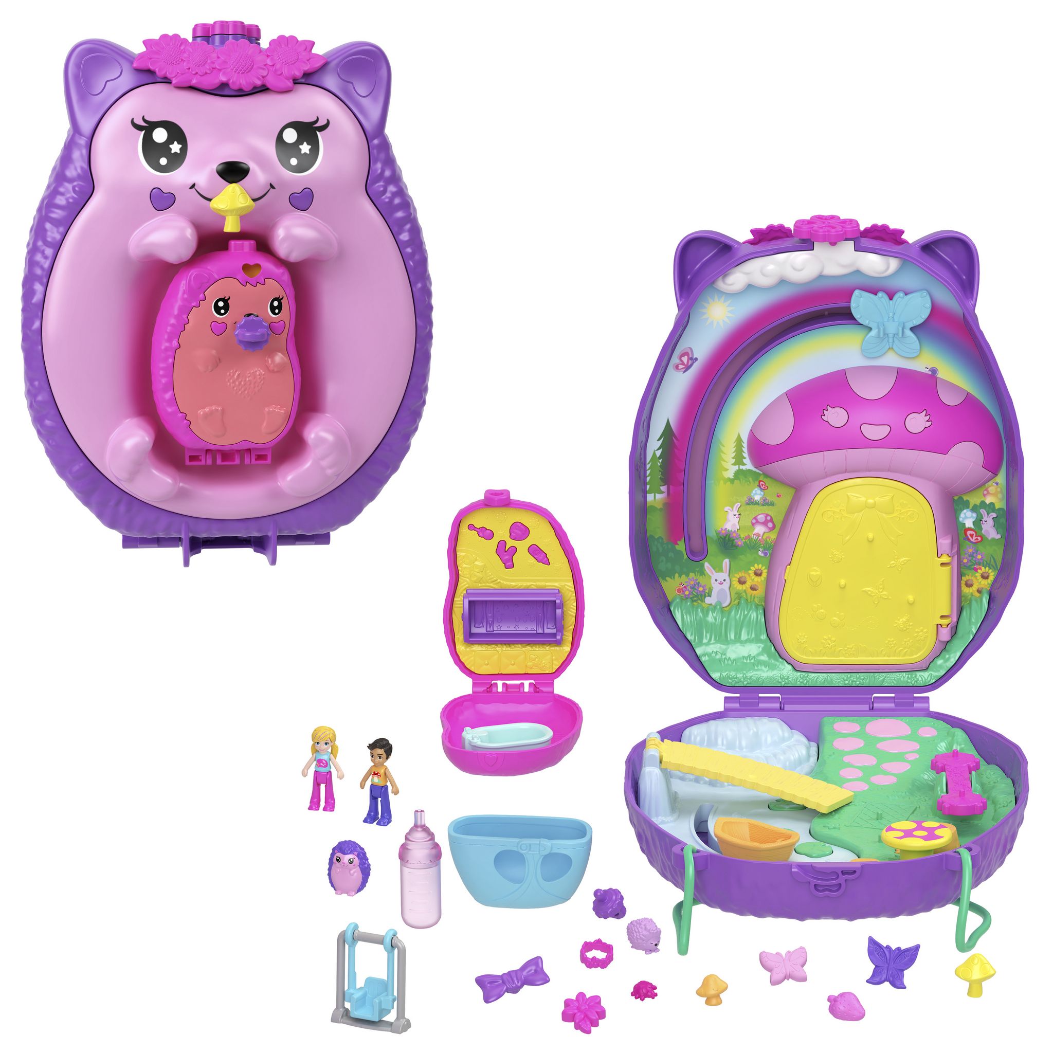 Voir la diapositive 4 : MATTEL Le Sac Surprise Hérisson Polly Pocket