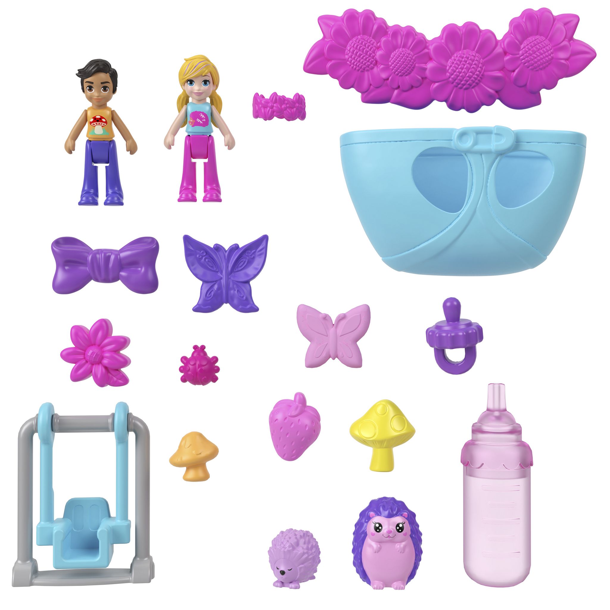 Voir la diapositive 5 : MATTEL Le Sac Surprise Hérisson Polly Pocket