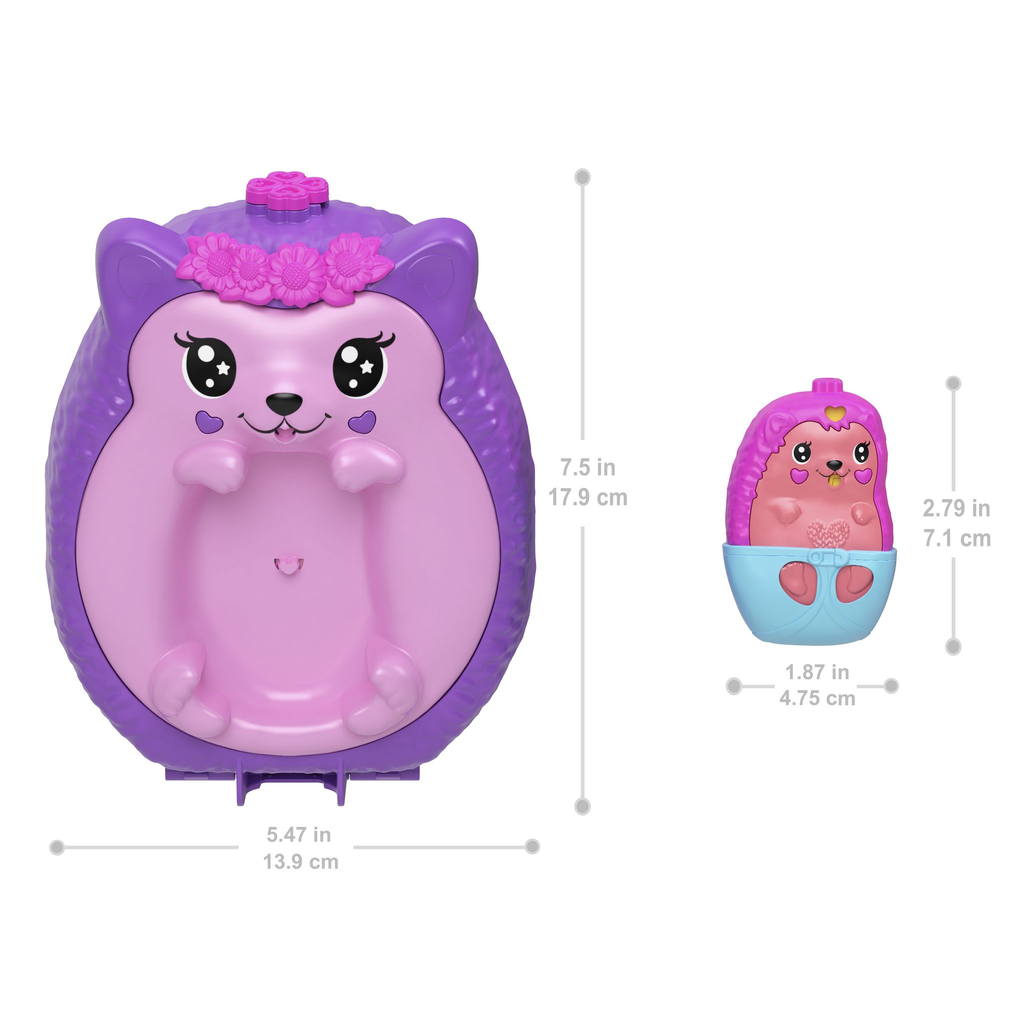 Voir la diapositive 10 : MATTEL Le Sac Surprise Hérisson Polly Pocket