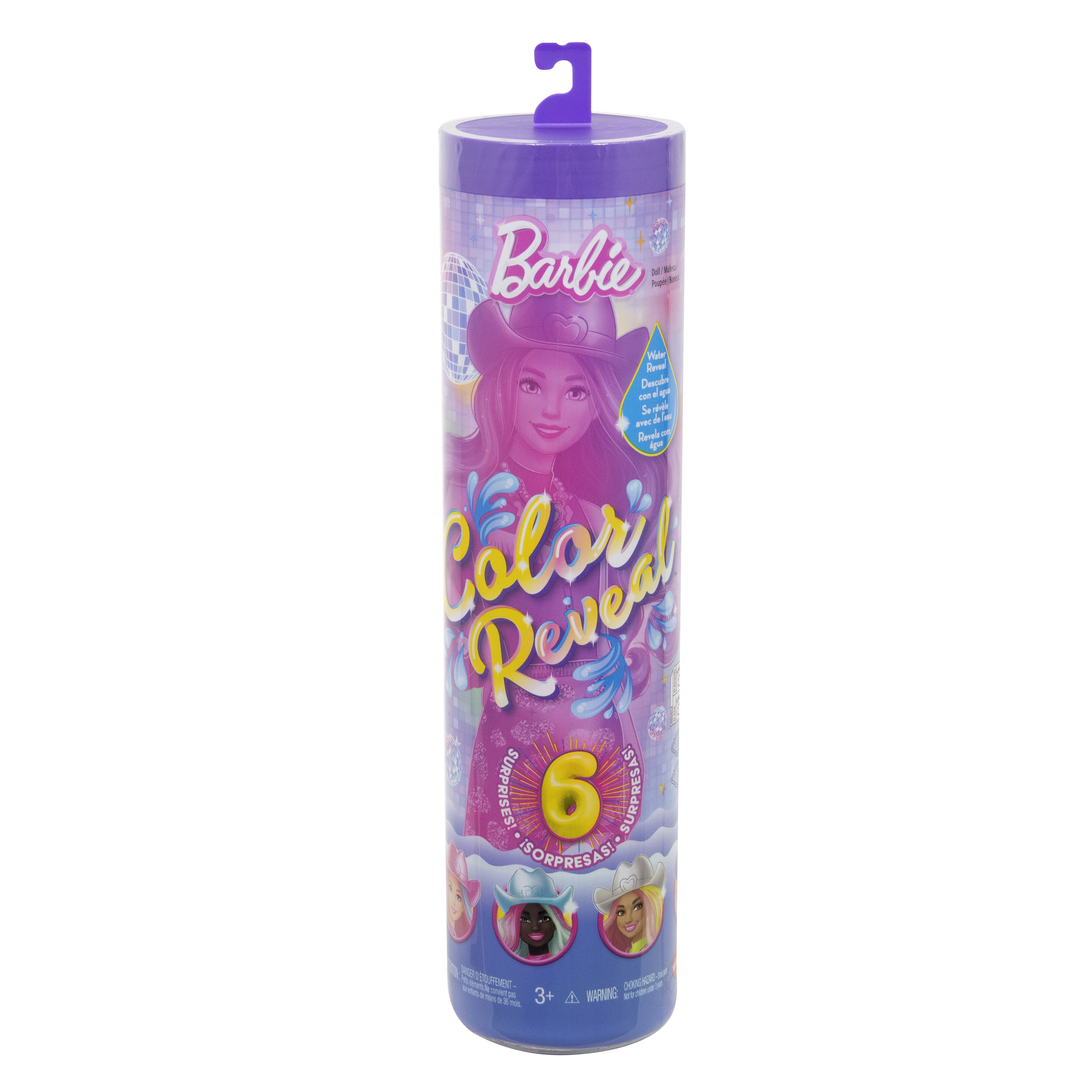 Voir la diapositive 2 : MATTEL Poupée Barbie Color Reveal - Cow-Boy