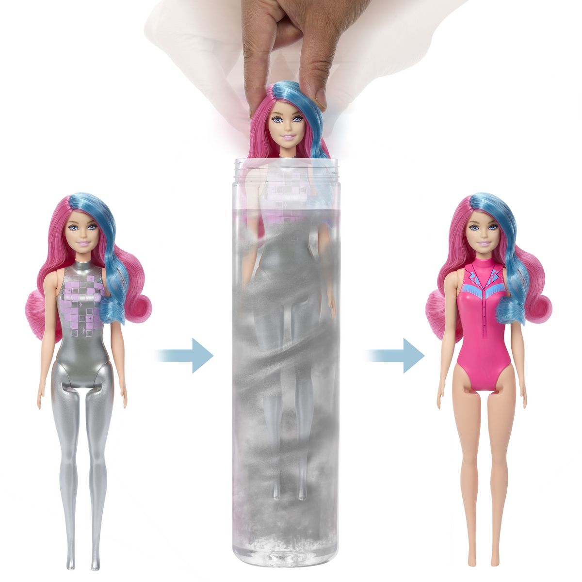 MATTEL Poupée Barbie Color Reveal - Cow-Boy