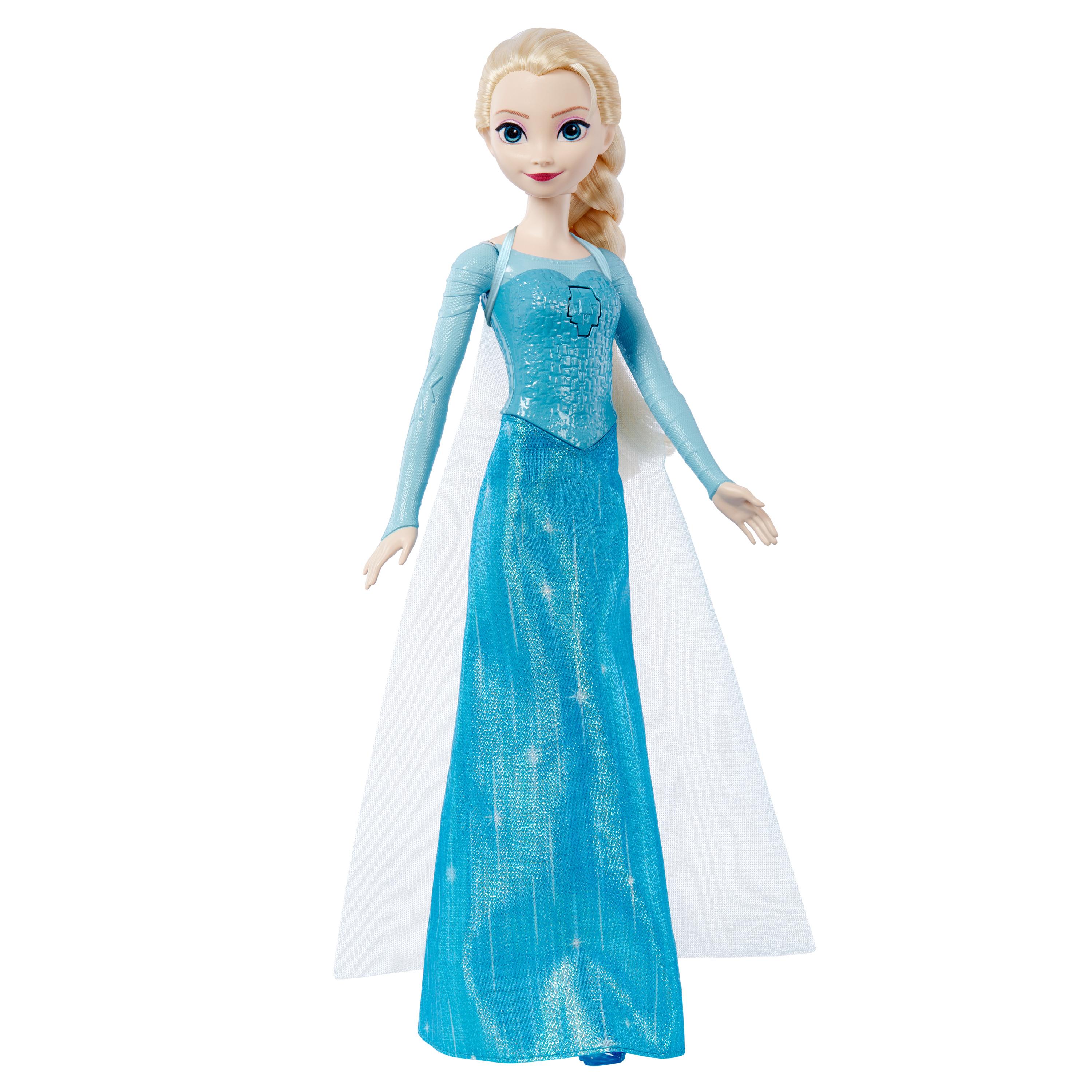 Voir la diapositive 2 : MATTEL Poupée Chantante Elsa - La Reine des Neiges