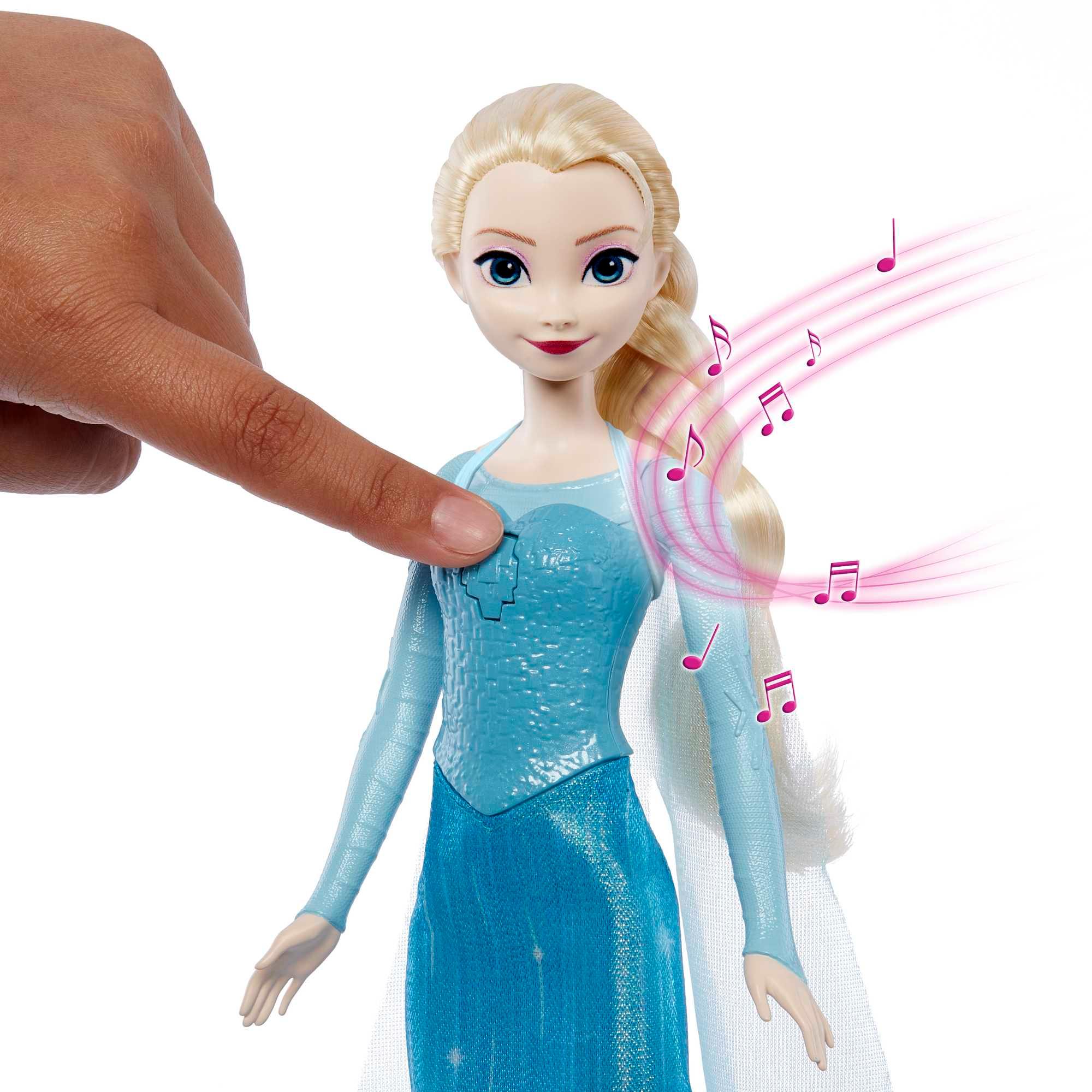 Voir la diapositive 5 : MATTEL Poupée Chantante Elsa - La Reine des Neiges
