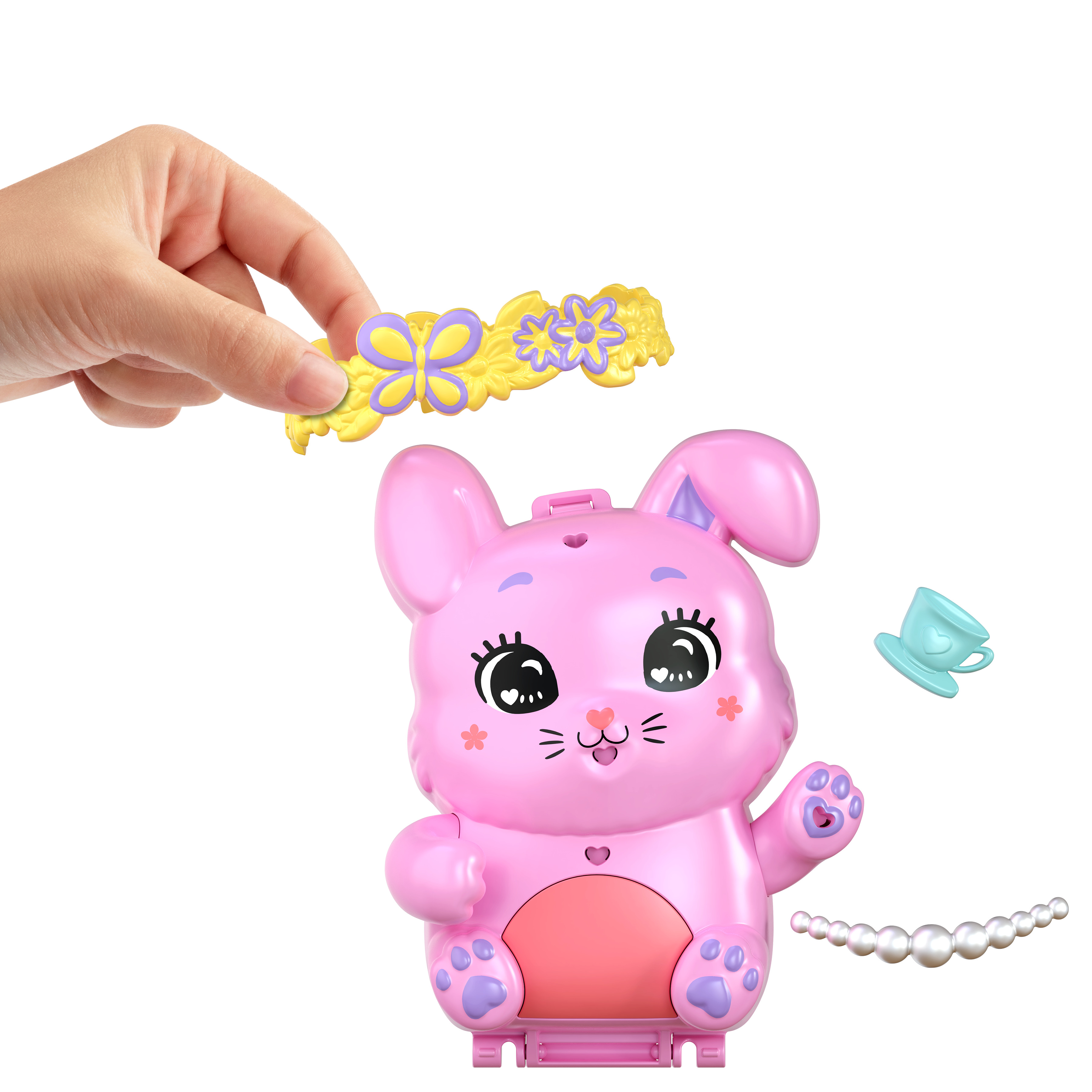 Voir la diapositive 12 : MATTEL Coffret Lapin L'Heure du Thé Polly Pocket
