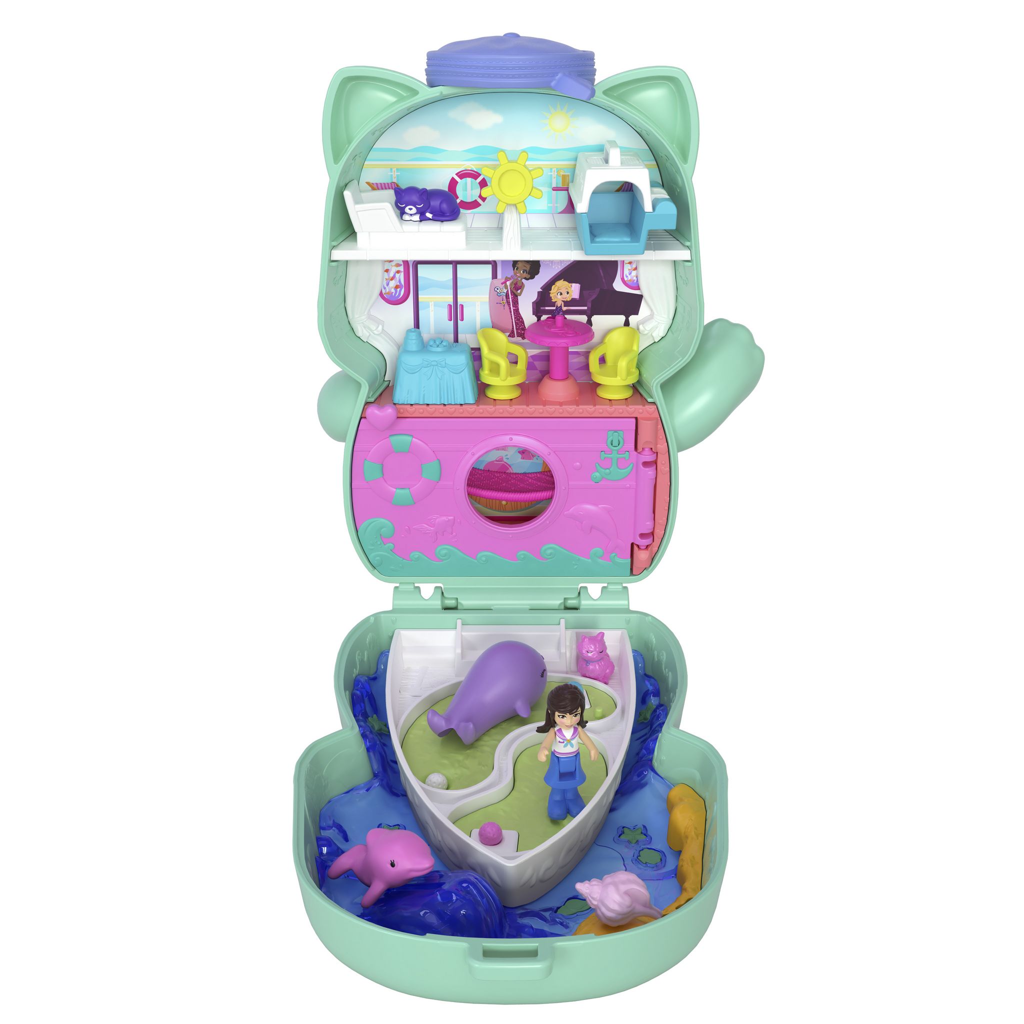 Voir la diapositive 13 : MATTEL Coffret La Croisière du Chat Polly Pocket