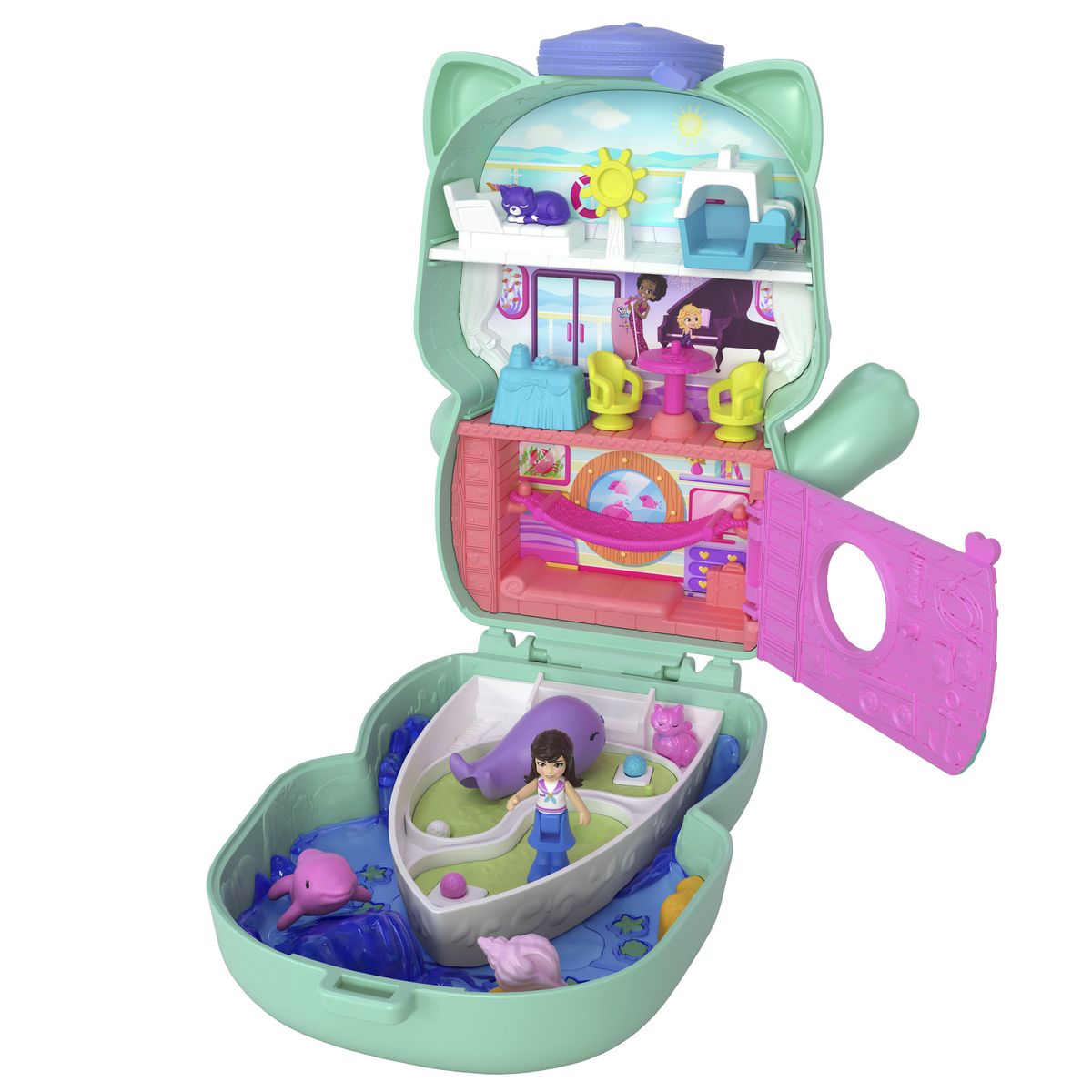 MATTEL Coffret La Croisière du Chat Polly Pocket
