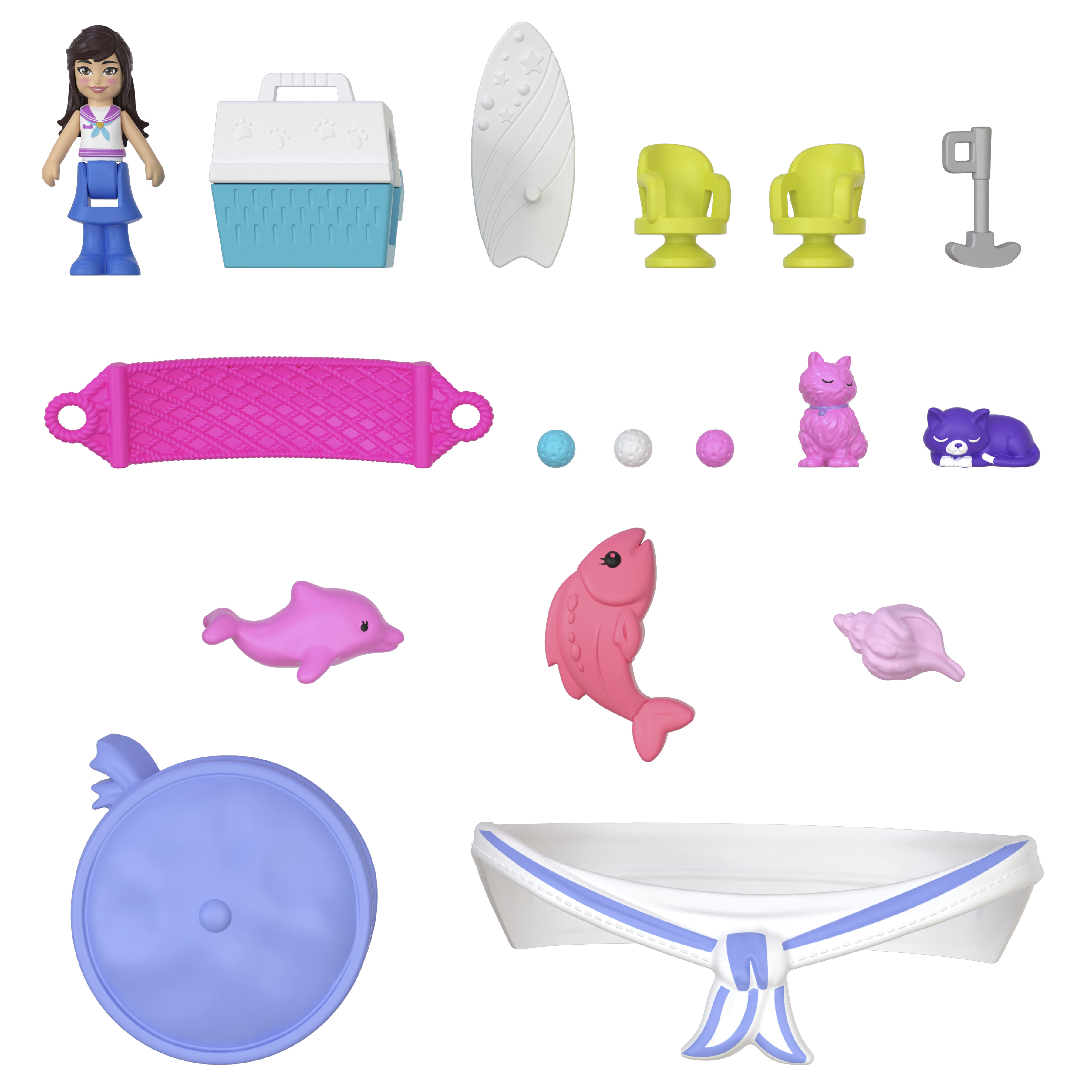 Voir la diapositive 5 : MATTEL Coffret La Croisière du Chat Polly Pocket