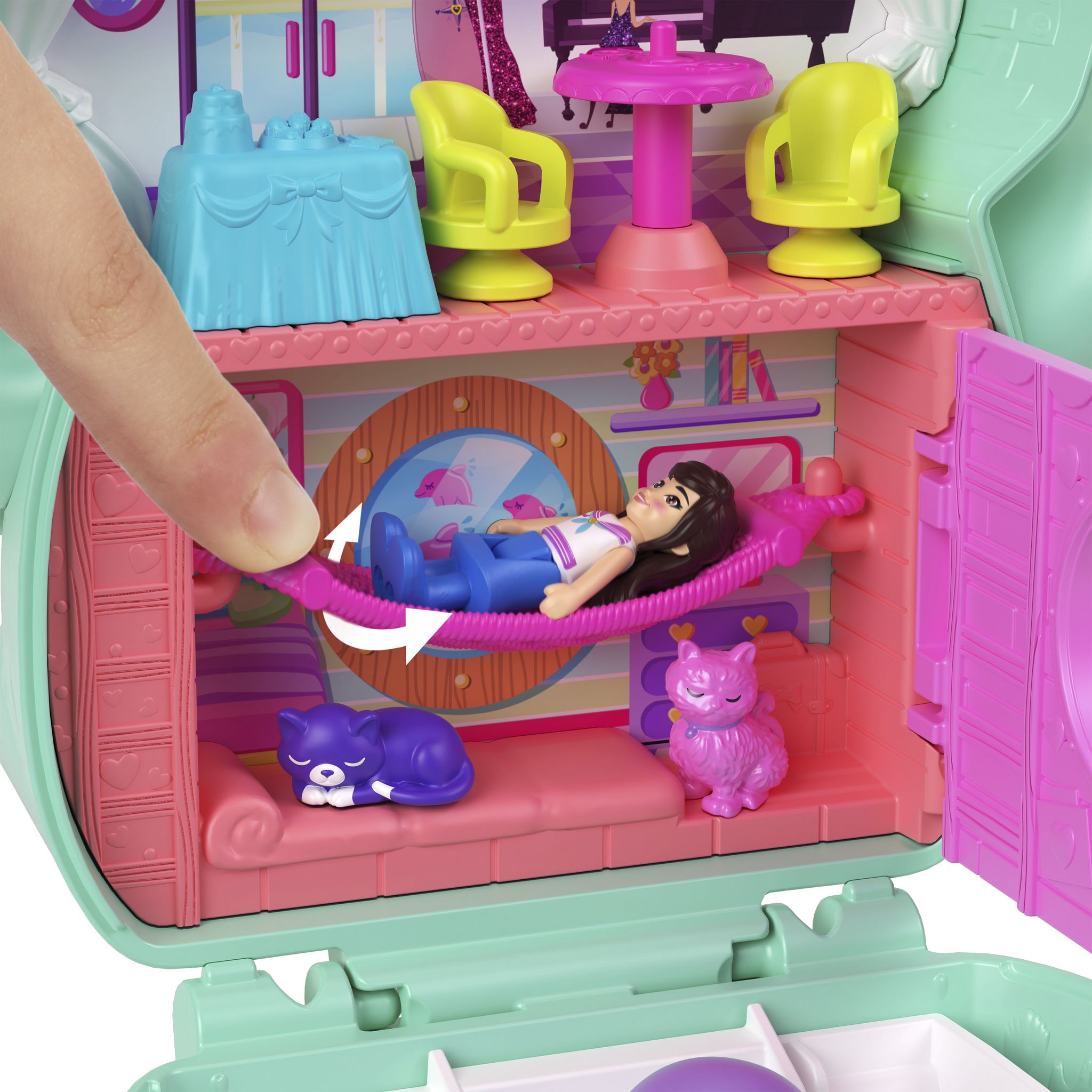 Voir la diapositive 8 : MATTEL Coffret La Croisière du Chat Polly Pocket