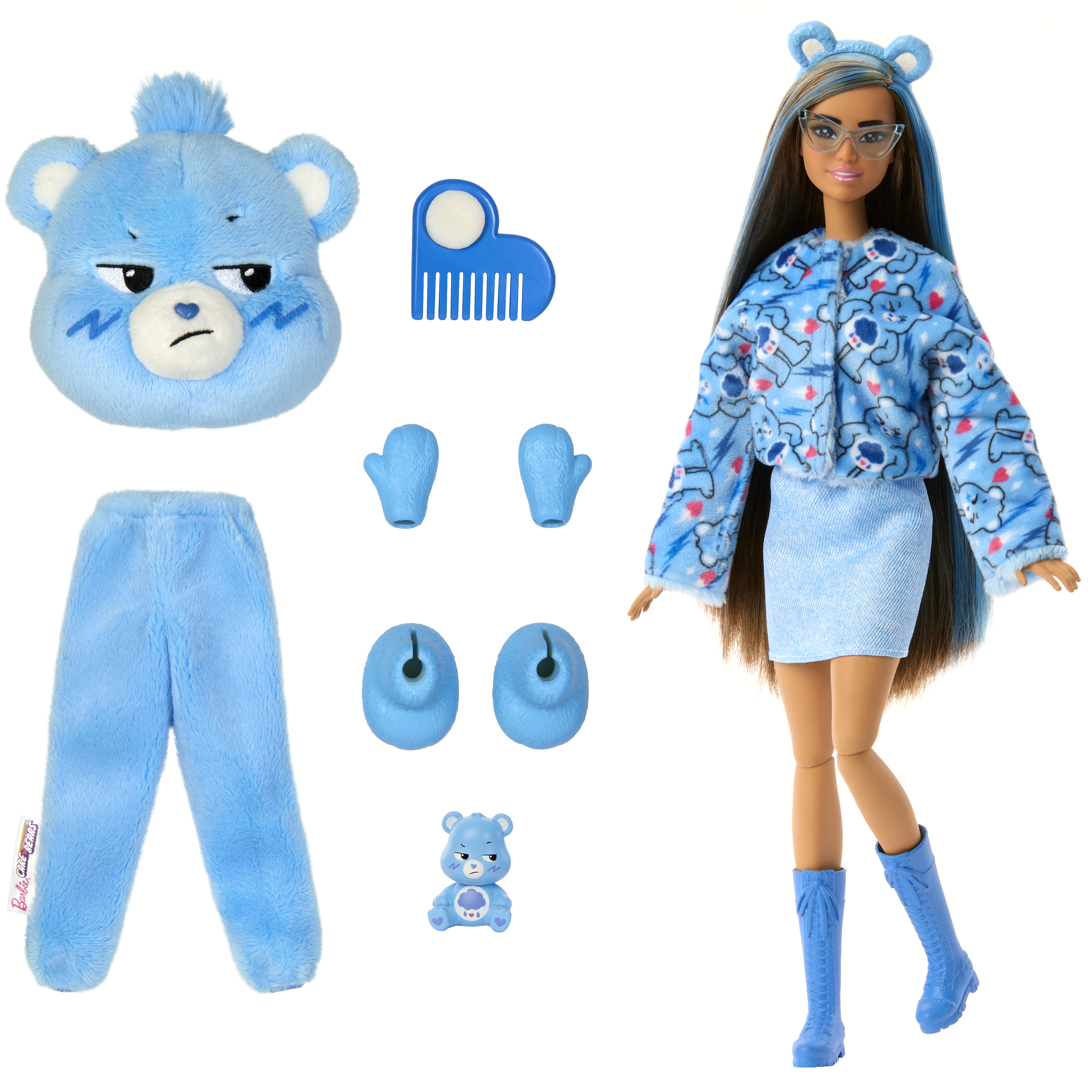 Voir la diapositive 2 : MATTEL Poupée Barbie Cutie Reveal Bisounours - Touronchon