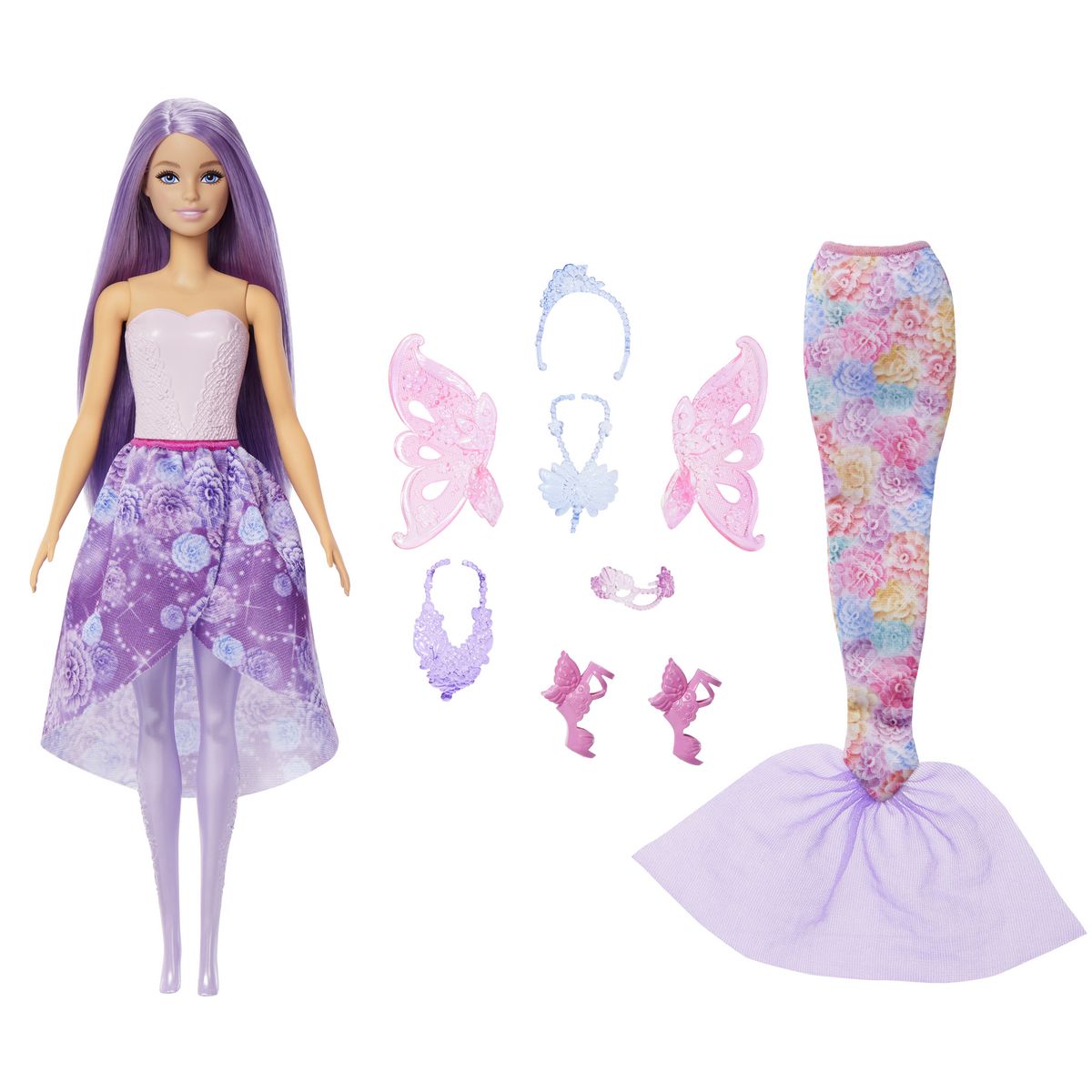 MATTEL Poupée Barbie Fantaisie 3 en 1