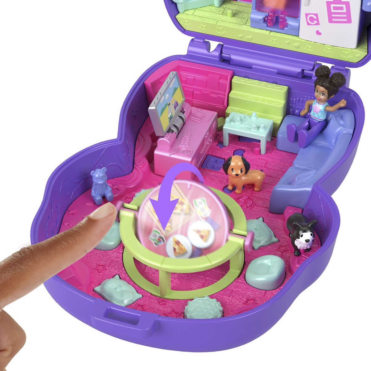 MATTEL Coffret La Soirée Pyjama du Chiot Polly Pocket