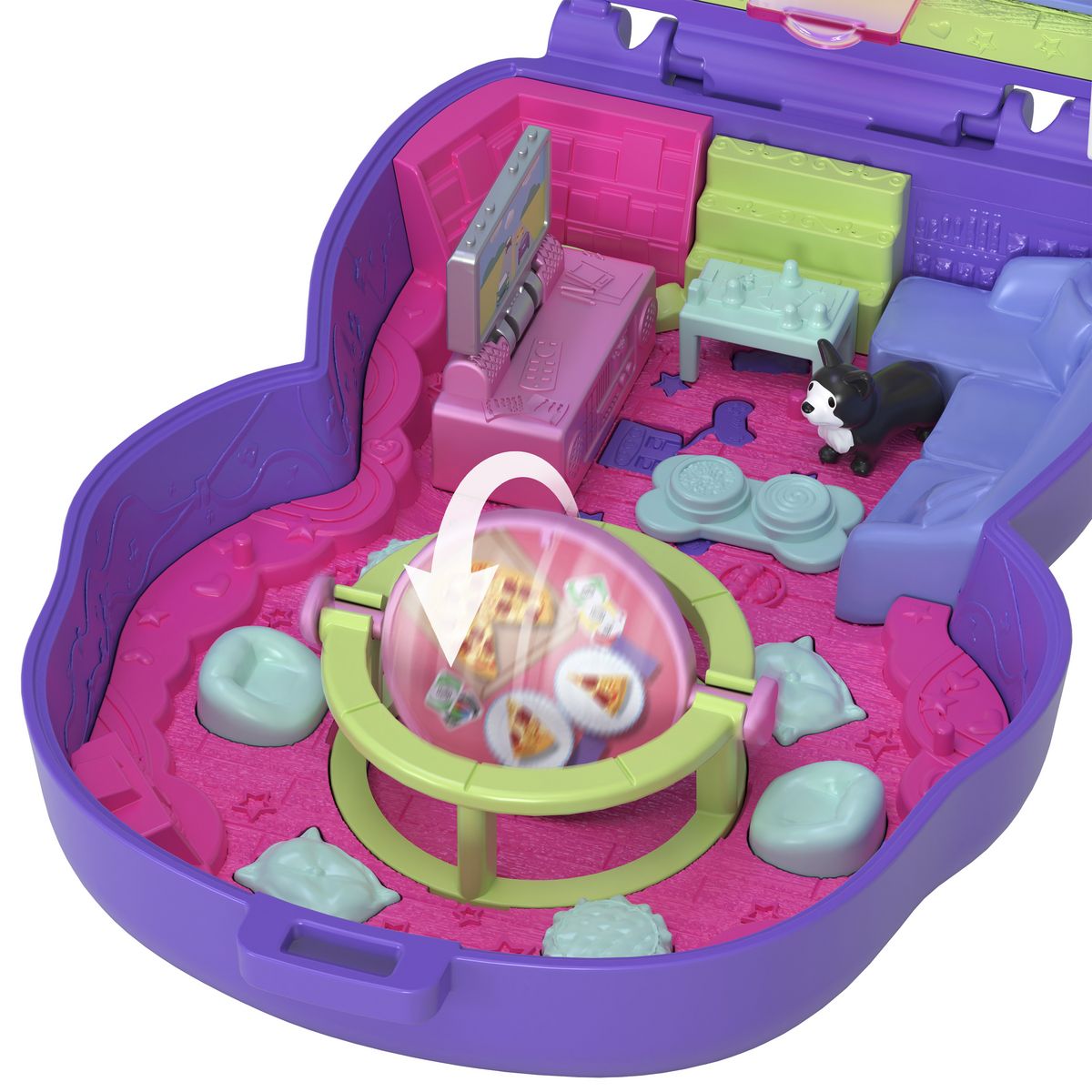 MATTEL Coffret La Soirée Pyjama du Chiot Polly Pocket