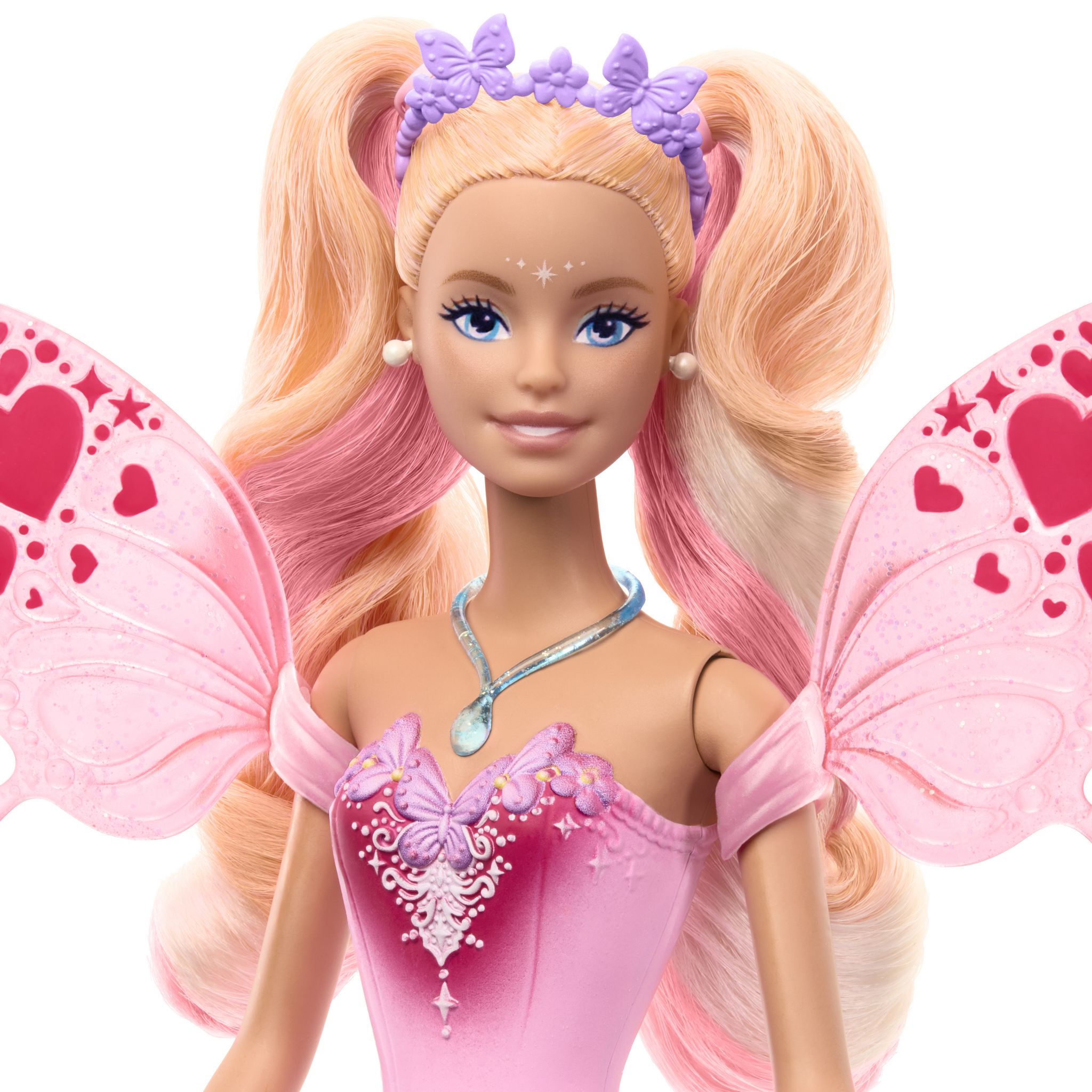 Voir la diapositive 4 : MATTEL Poupée Barbie Fée Couleurs Magiques