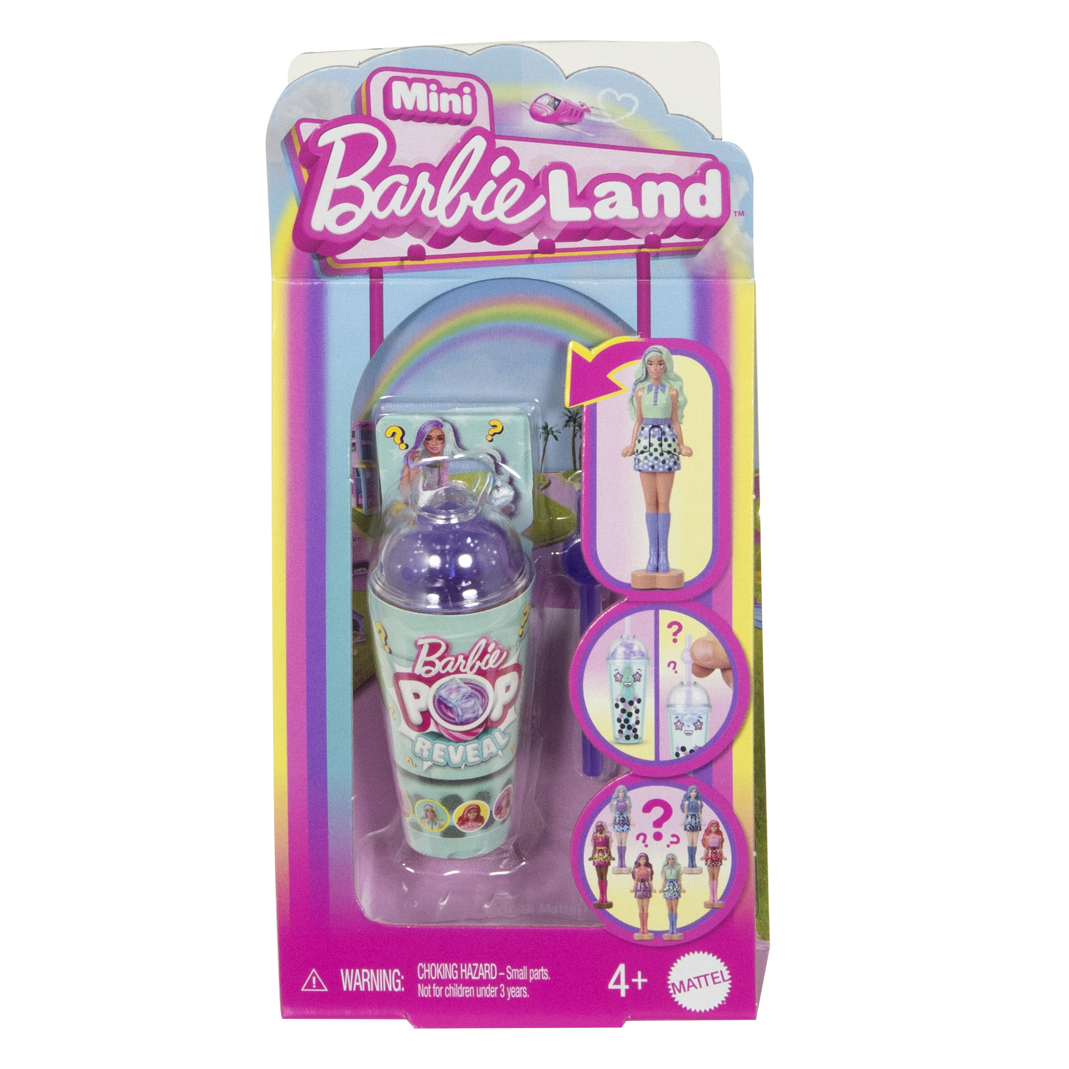 Voir la diapositive 2 : MATTEL Mini poupée Barbie Pop Reveal