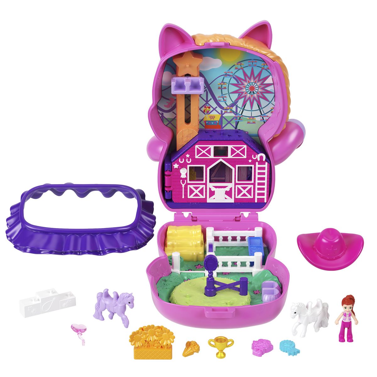 MATTEL Coffret Le Rodéo du Poney Polly Pocket