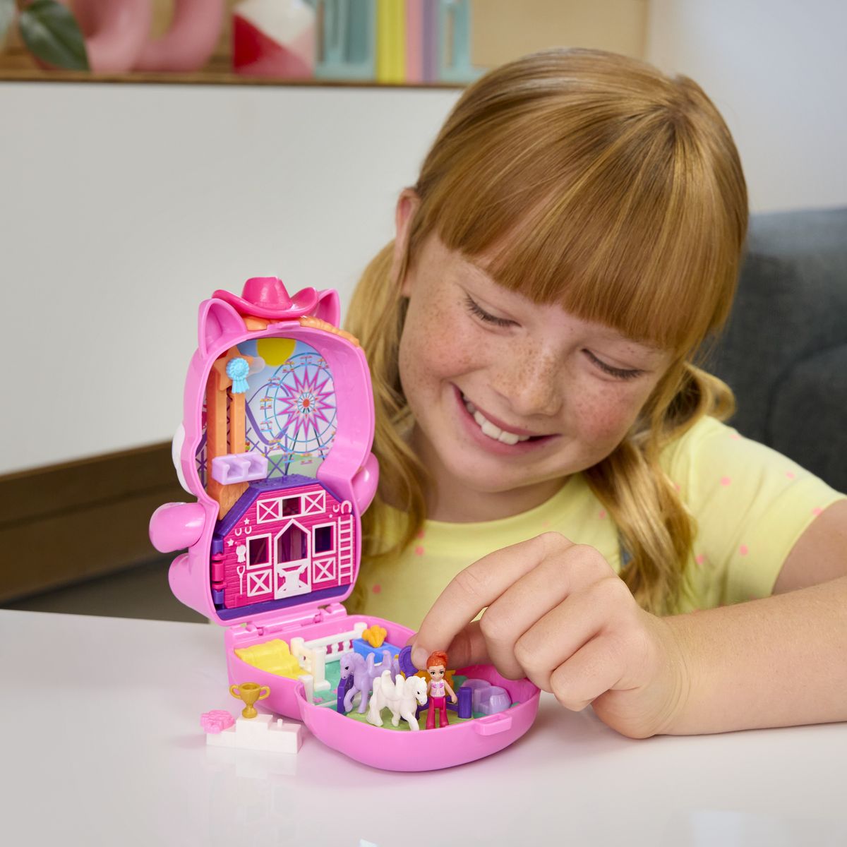 MATTEL Coffret Le Rodéo du Poney Polly Pocket