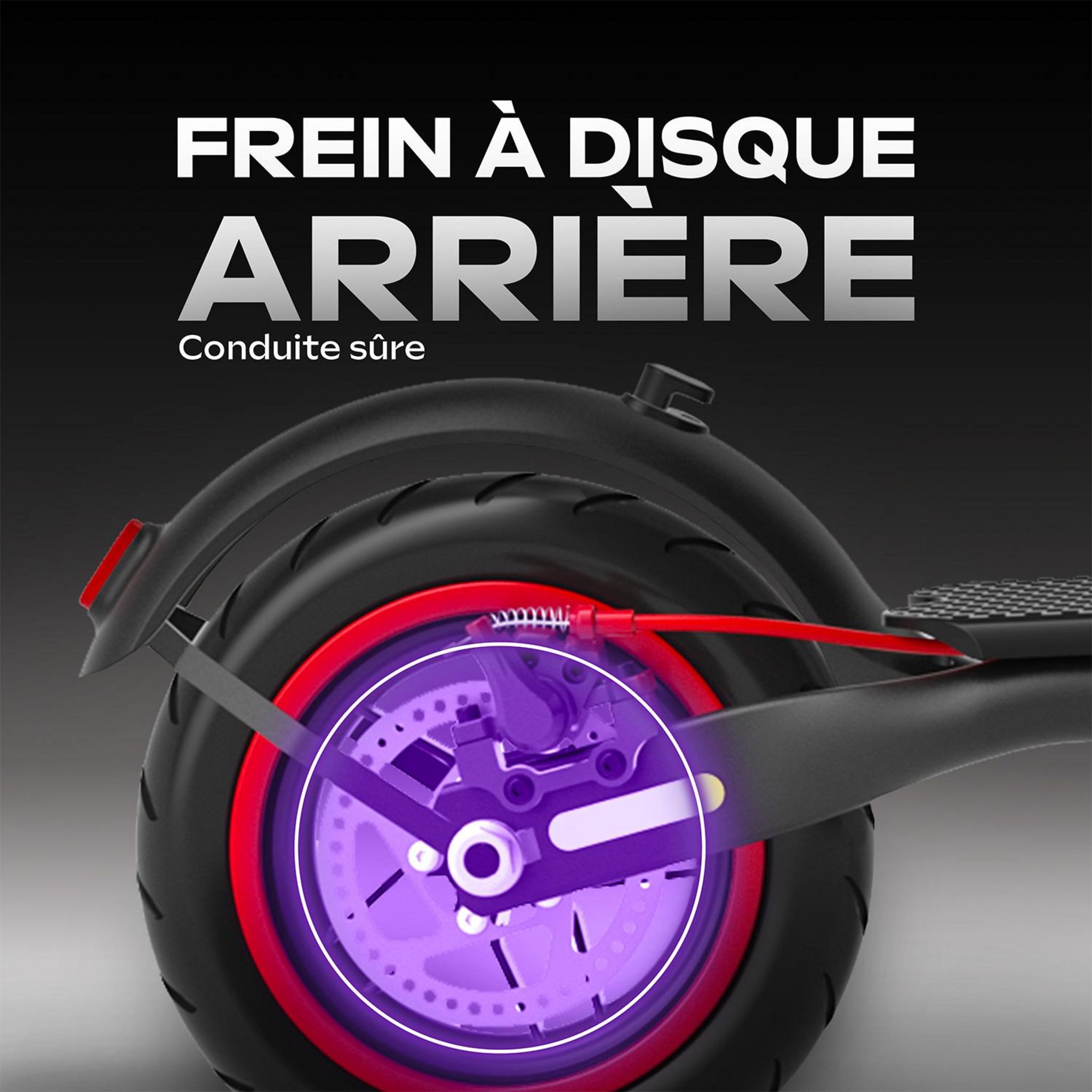 Voir la diapositive 4 : URBANGLIDE Trottinette électrique Ride 85 Plus - Noir