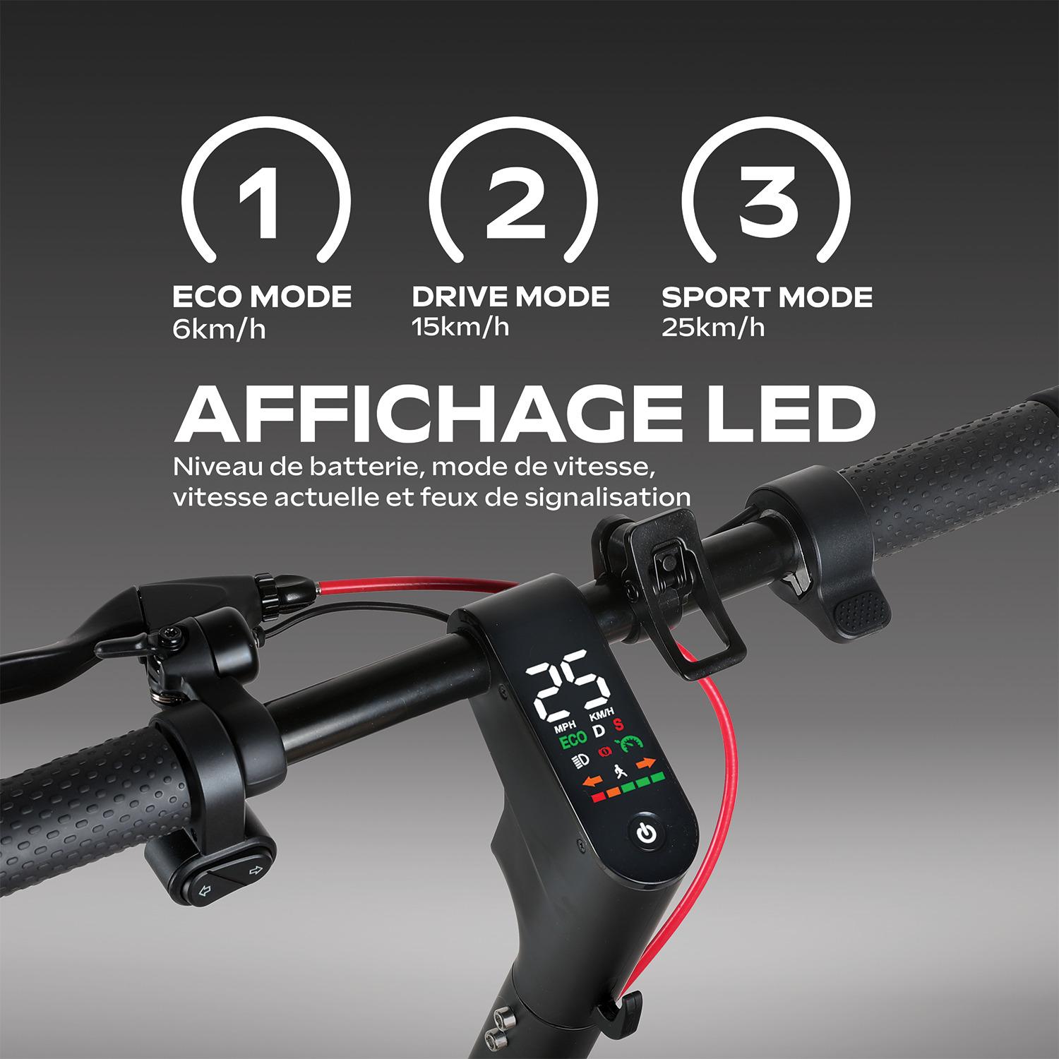 Voir la diapositive 8 : URBANGLIDE Trottinette électrique Ride 85 Plus - Noir