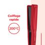 Voir la diapositive 2 : REVLON Set lisseur + brosse RVST2176GPE - Rouge