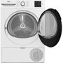 Voir la diapositive 2 : BEKO Sèche linge hublot D0H1710, 7 kg, Pompe à chaleur, A+