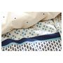Voir la diapositive 2 : Parure housse de couette en coton 57 fils imprimé TIARA