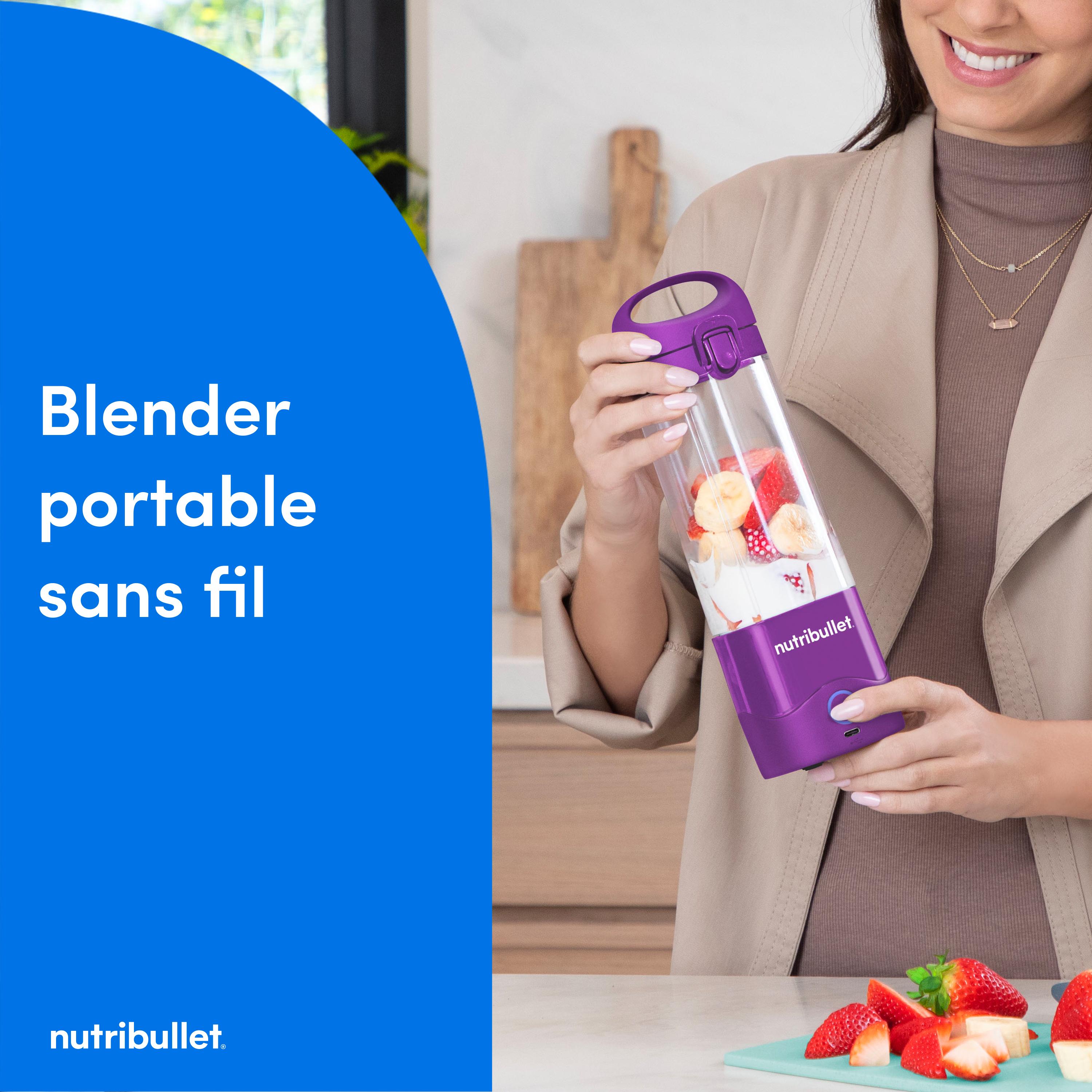 Voir la diapositive 7 : NUTRIBULLET Blender portable NBP003PU - Violet