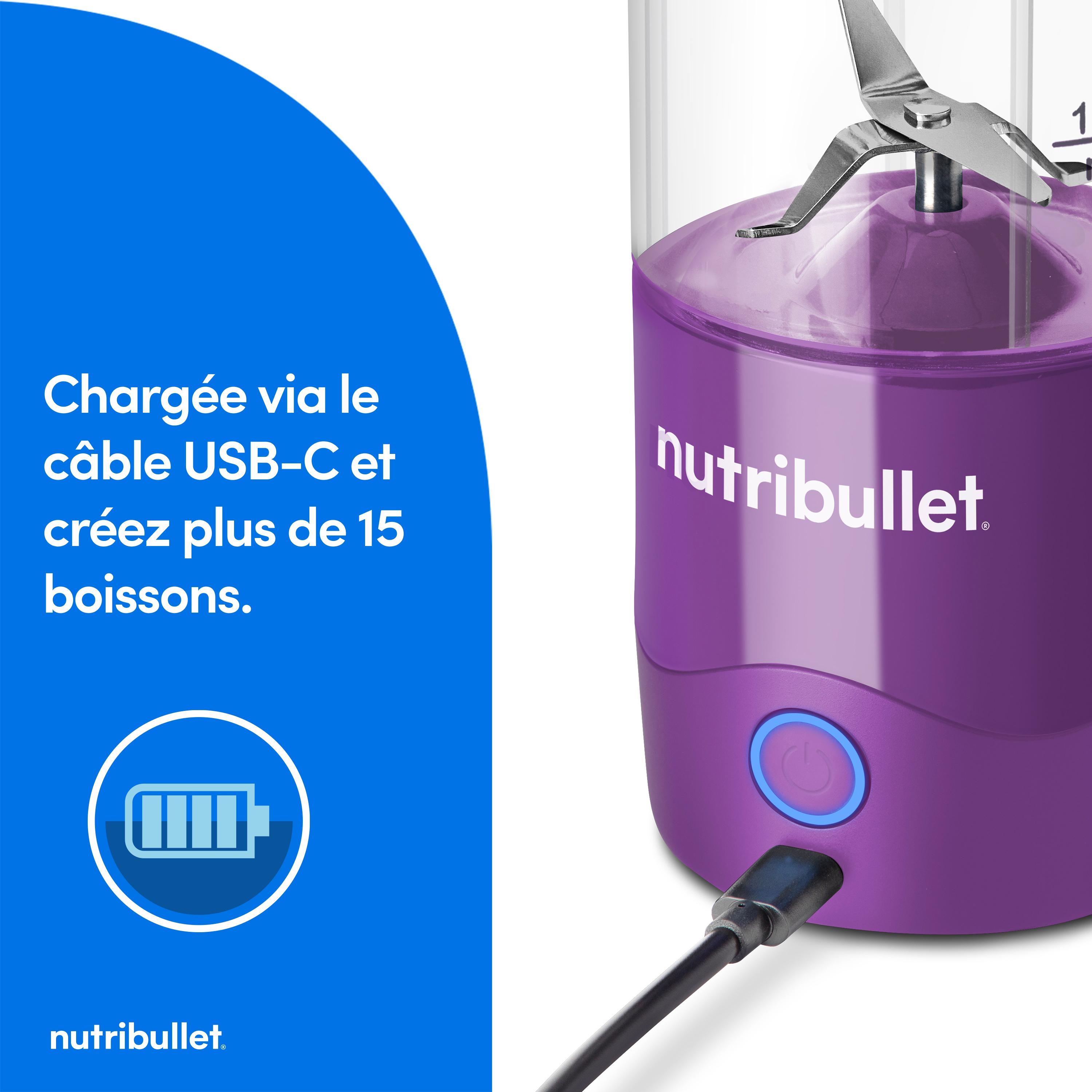 Voir la diapositive 9 : NUTRIBULLET Blender portable NBP003PU - Violet