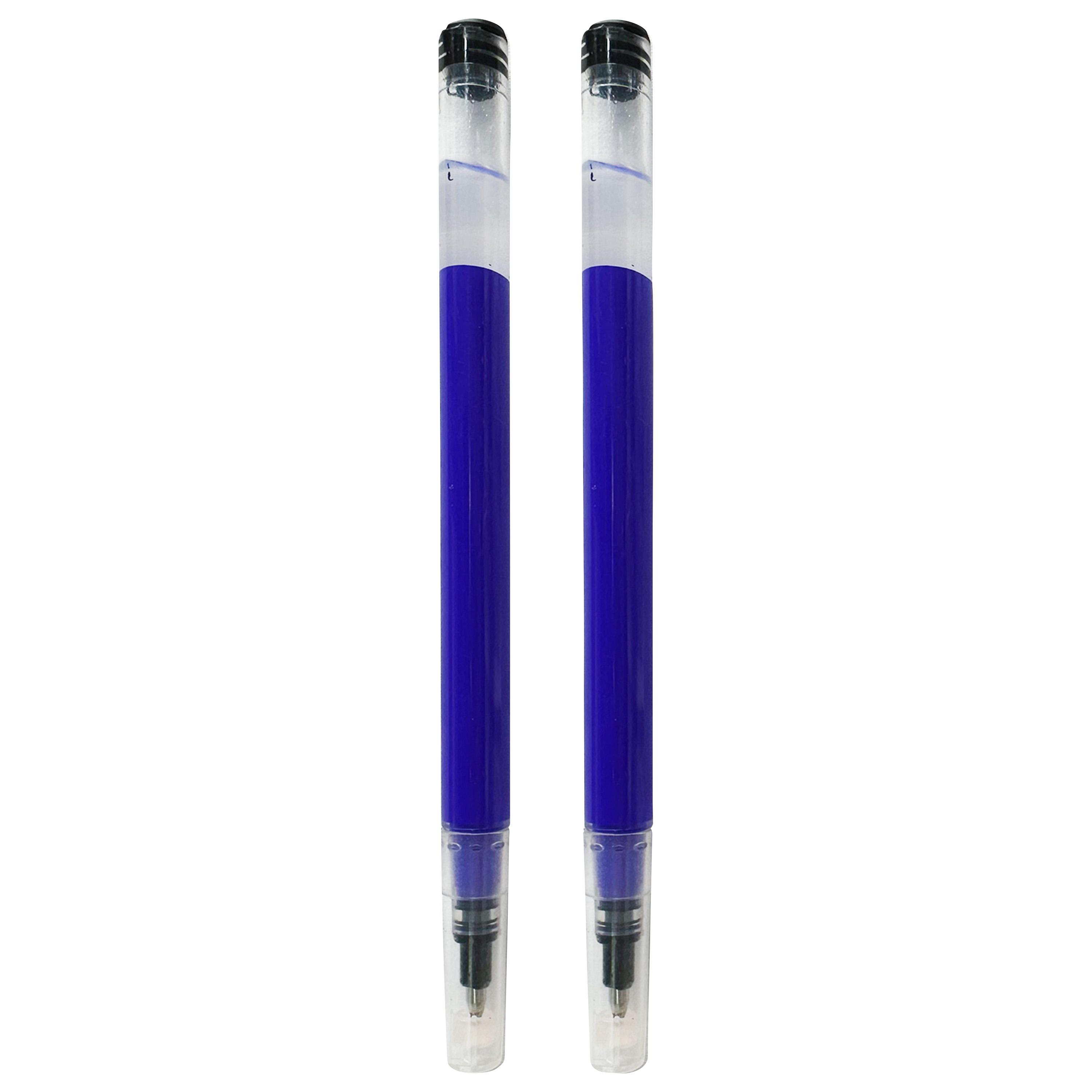 Voir la diapositive 2 : AUCHAN Recharges x 2 pour Roller Gel Effaçable - Bleu