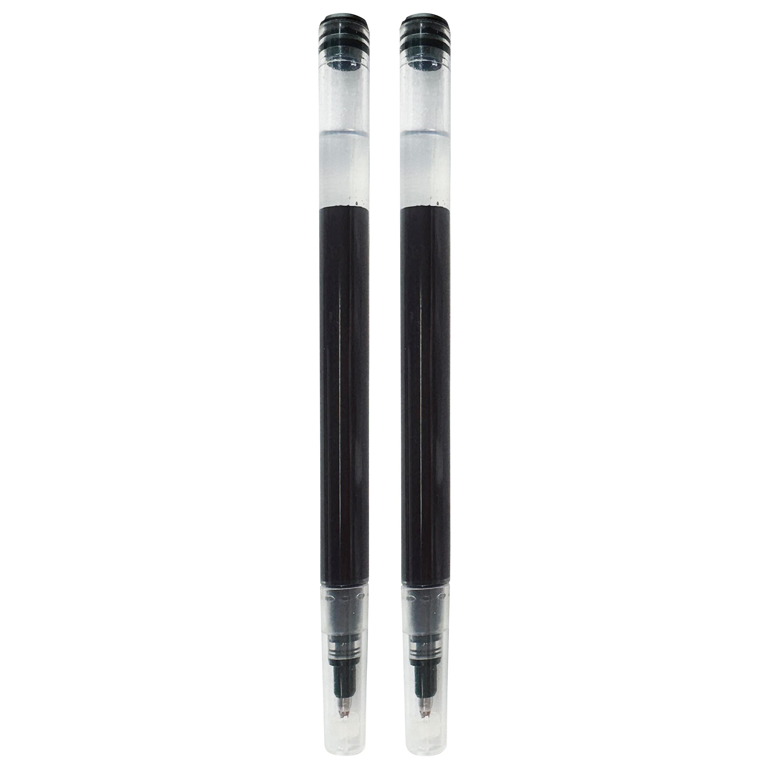 Voir la diapositive 2 : AUCHAN Recharges x 2 pour Roller Gel Effaçable - Noir