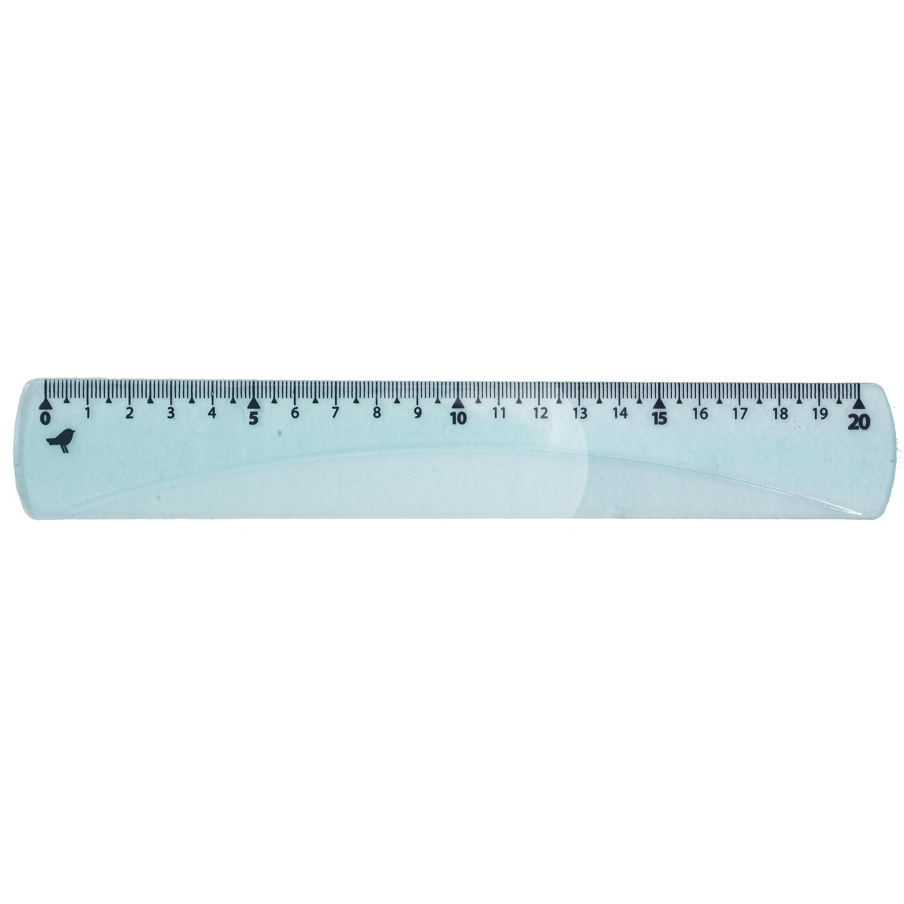 Voir la diapositive 2 : AUCHAN Règle Plate Incassable 20cm