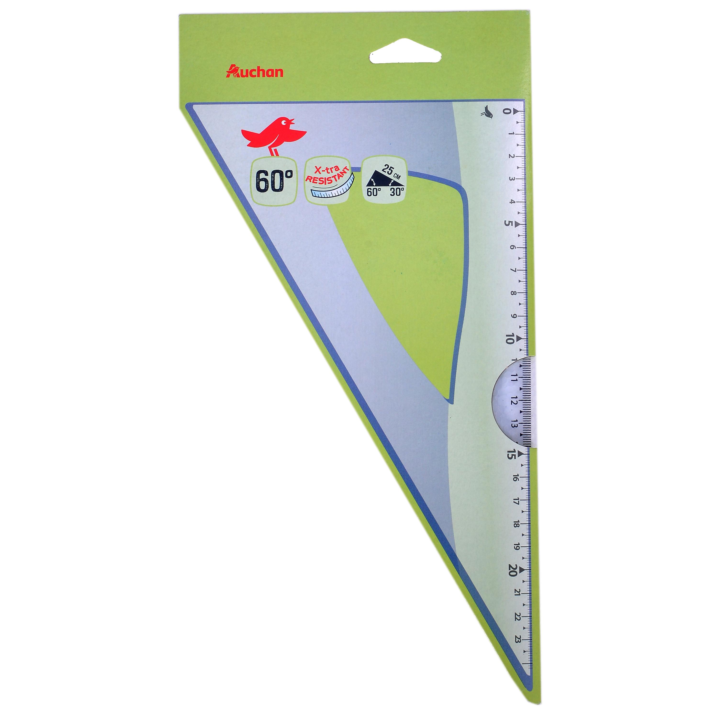 AUCHAN Équerre 60° 25cm Incassable