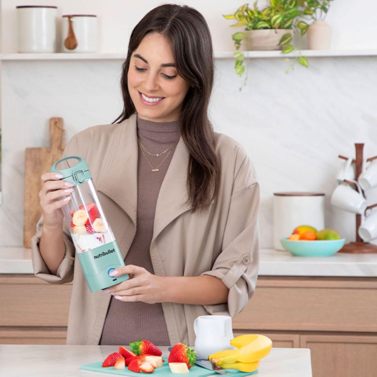 NUTRIBULLET Blender portable NBP003LBL - Bleu