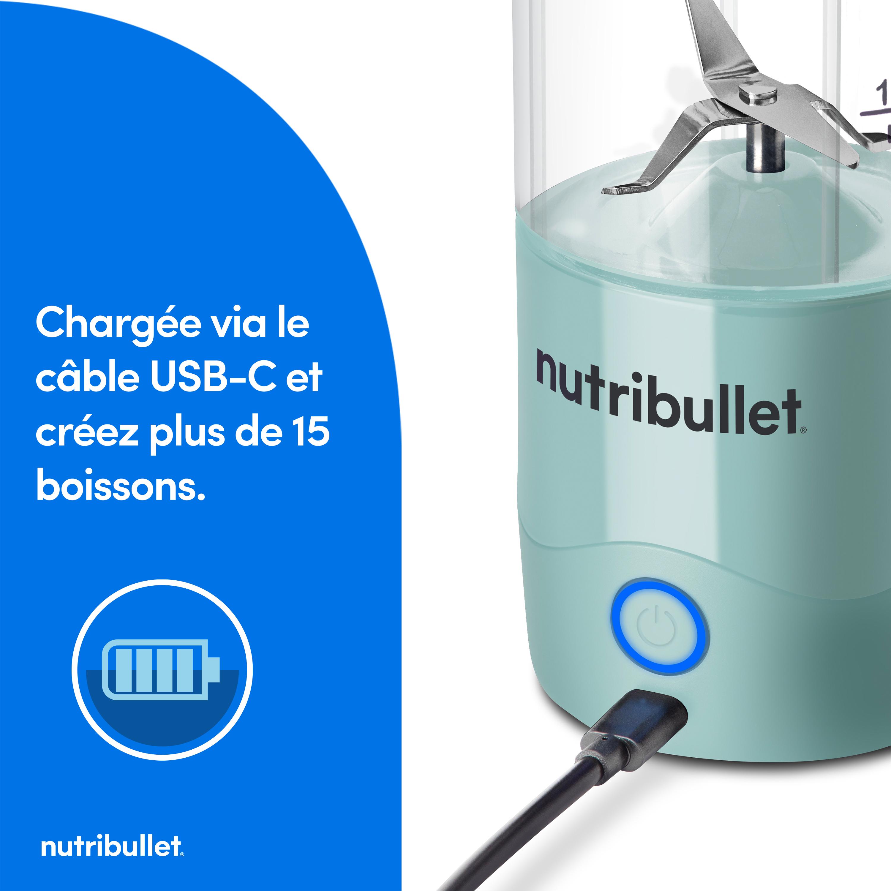 Voir la diapositive 9 : NUTRIBULLET Blender portable NBP003LBL - Bleu