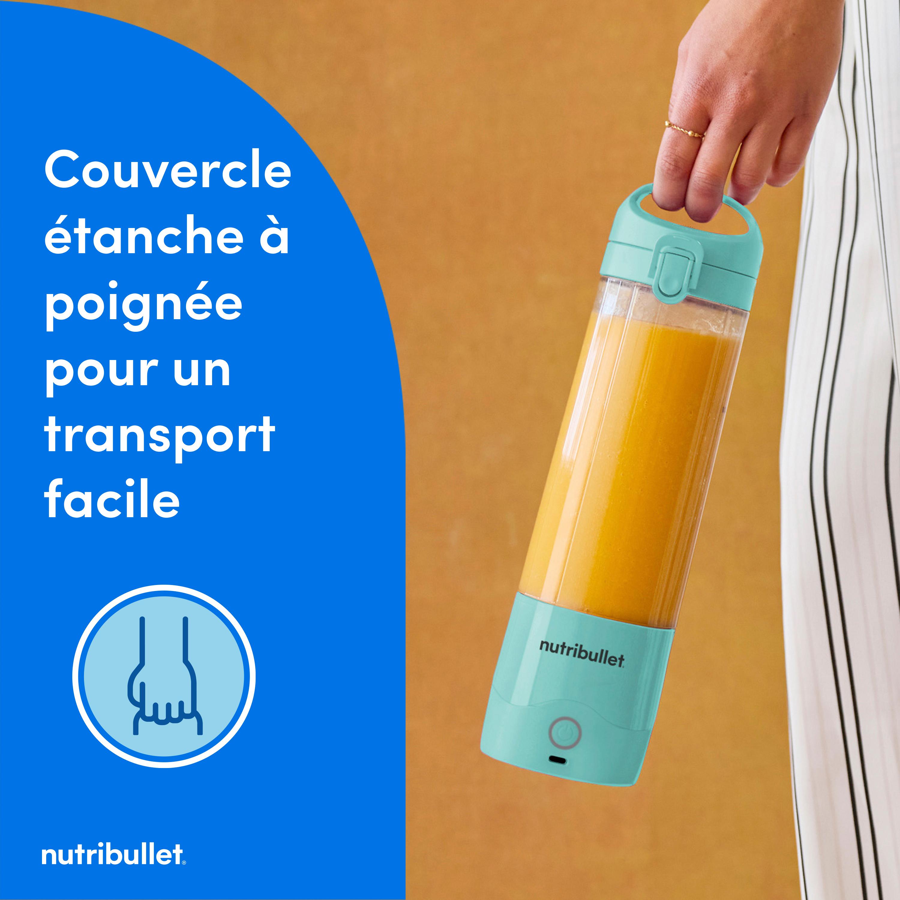 Voir la diapositive 10 : NUTRIBULLET Blender portable NBP003LBL - Bleu