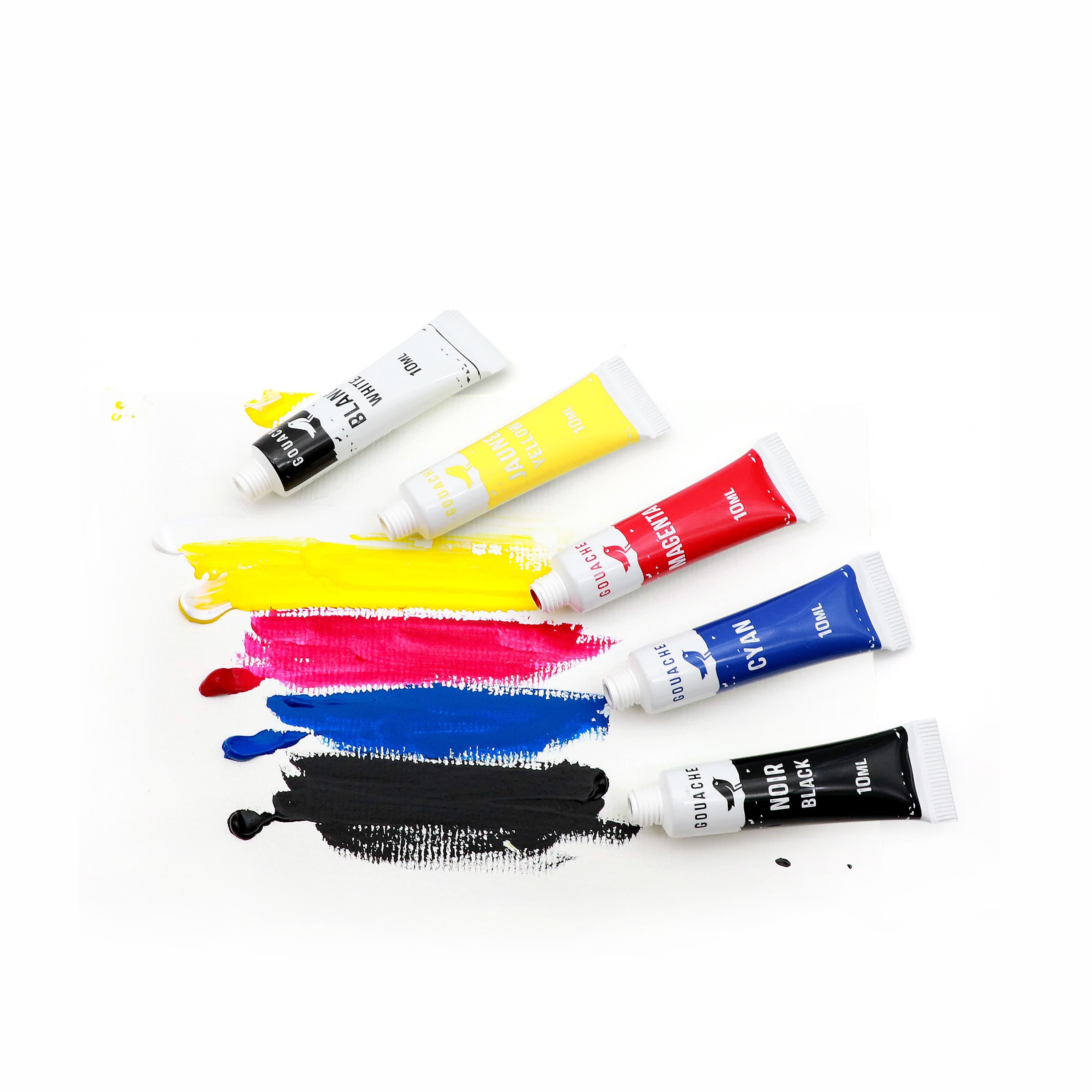 Voir la diapositive 4 : AUCHAN Tubes de gouache x510 - Couleurs primaires